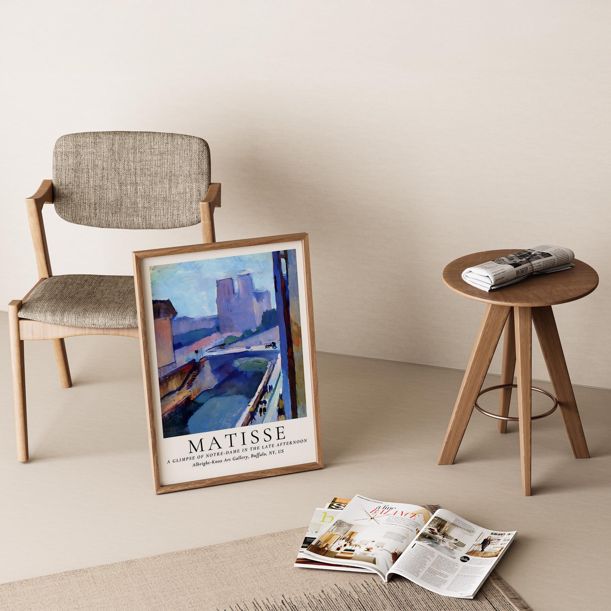 Henri Matisse V Duvar Tablosu