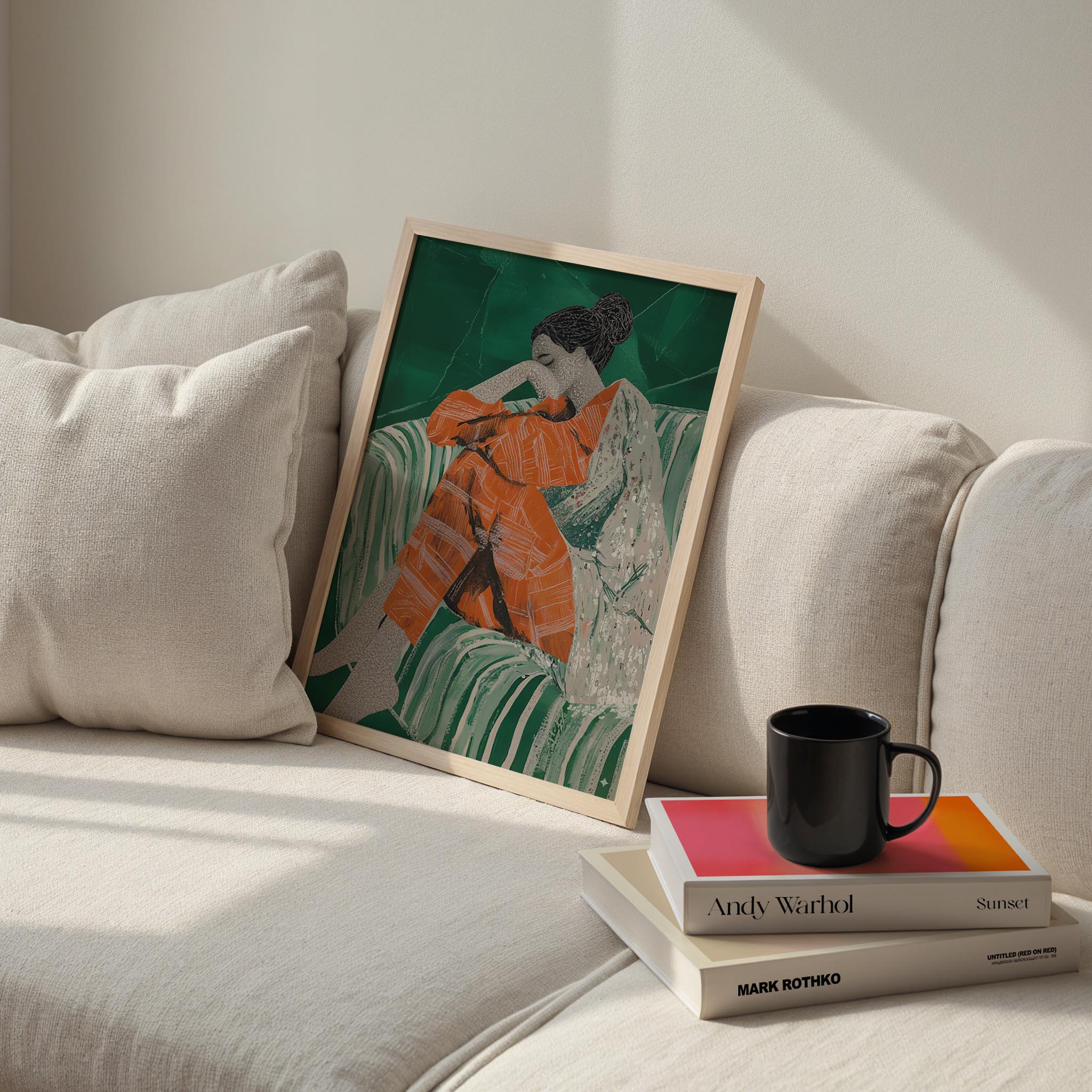 Kadın Portre XX - Çizgili