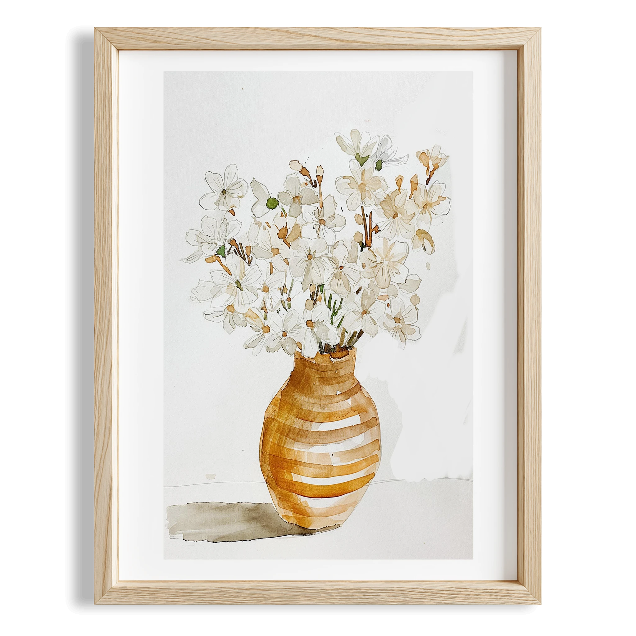 Vazo ve Çiçekler III - Baharın Sade Zarafeti