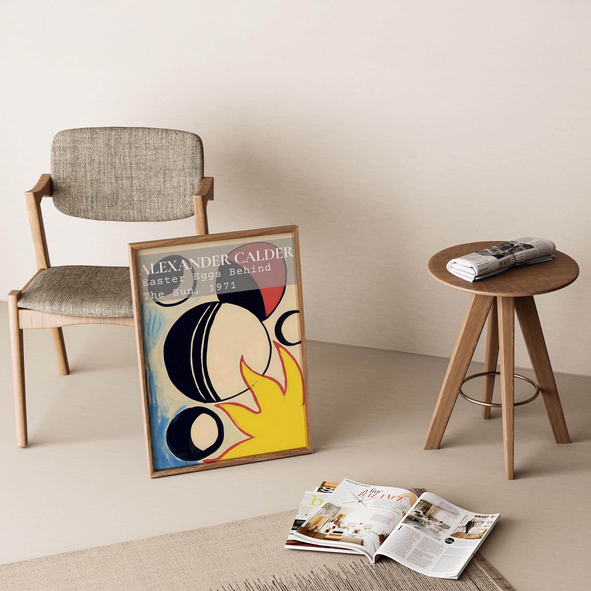 Alexander Sandy Calder VIII Duvar Tablosu