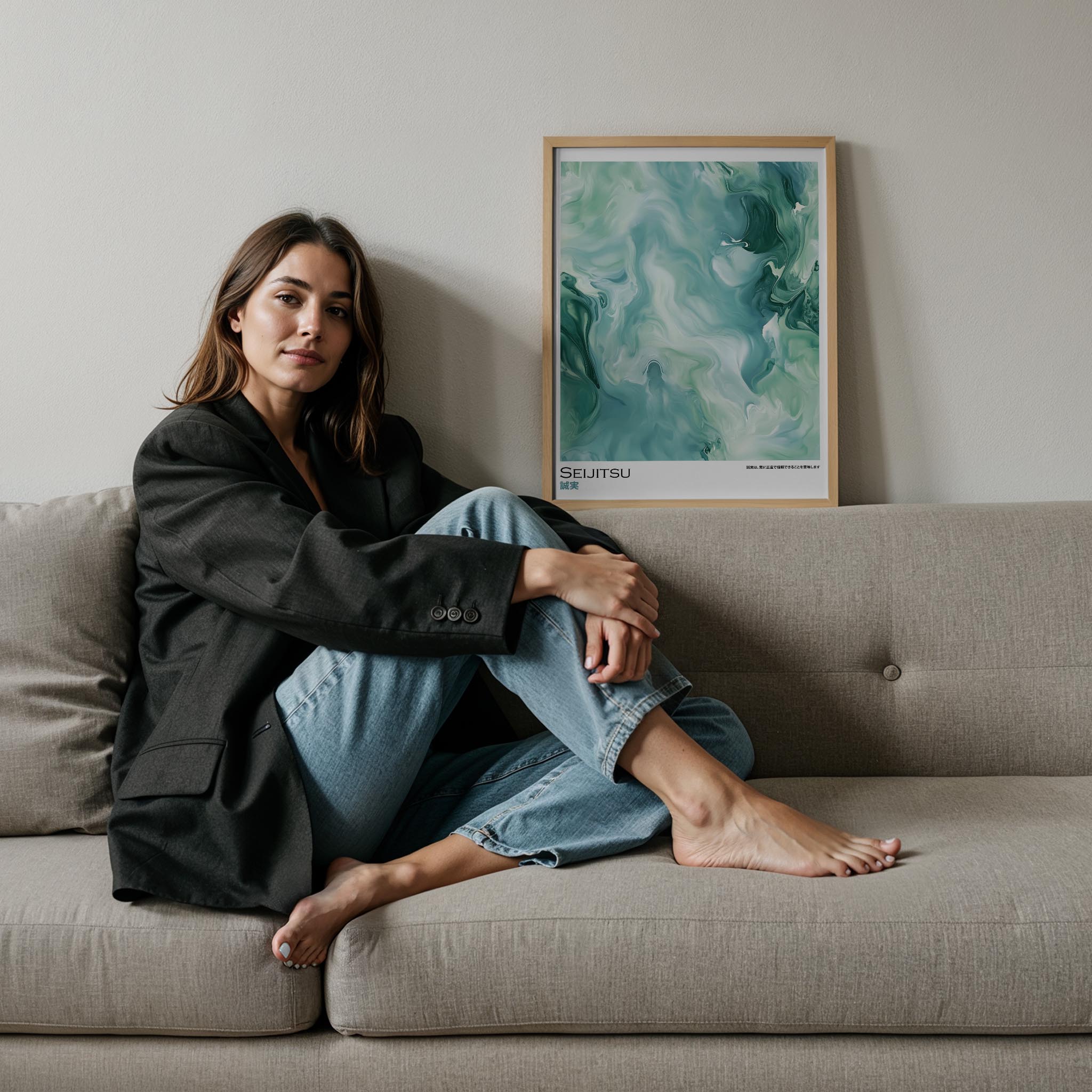 Japandi Yeşil VII - Samimiyet