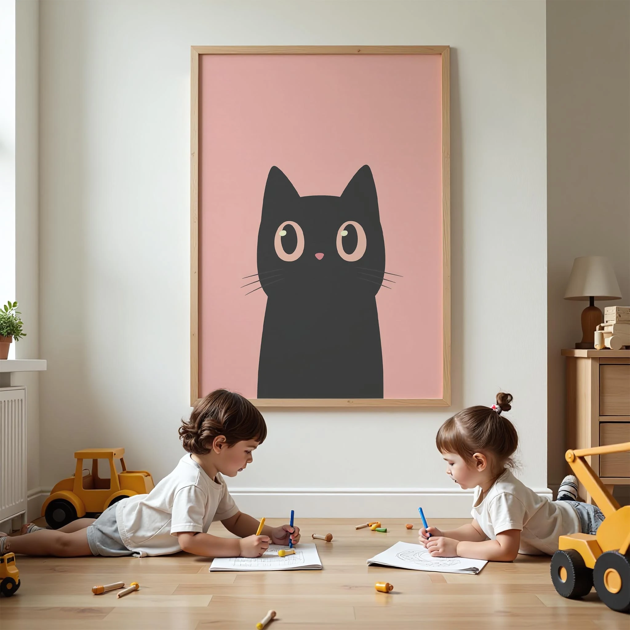 Kara Kedi - Pembe Fon