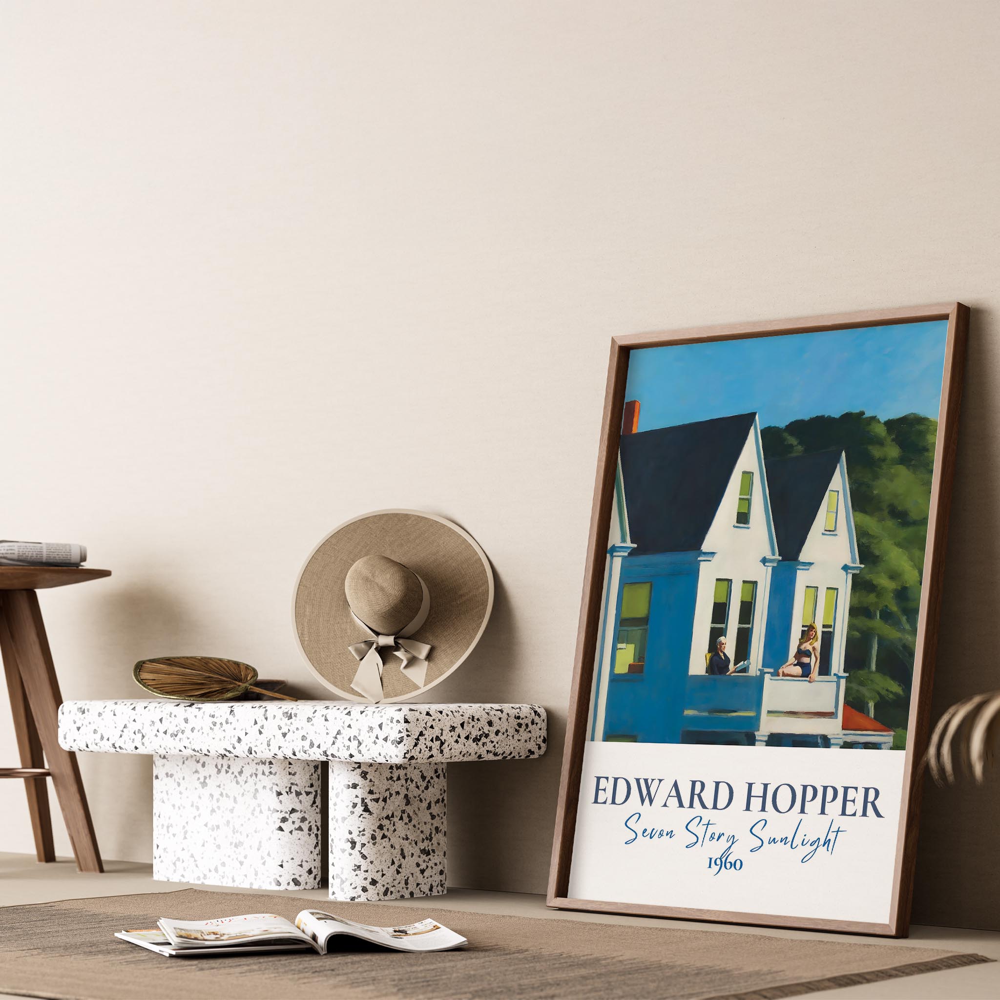 Edward Hopper V Duvar Tablosu
