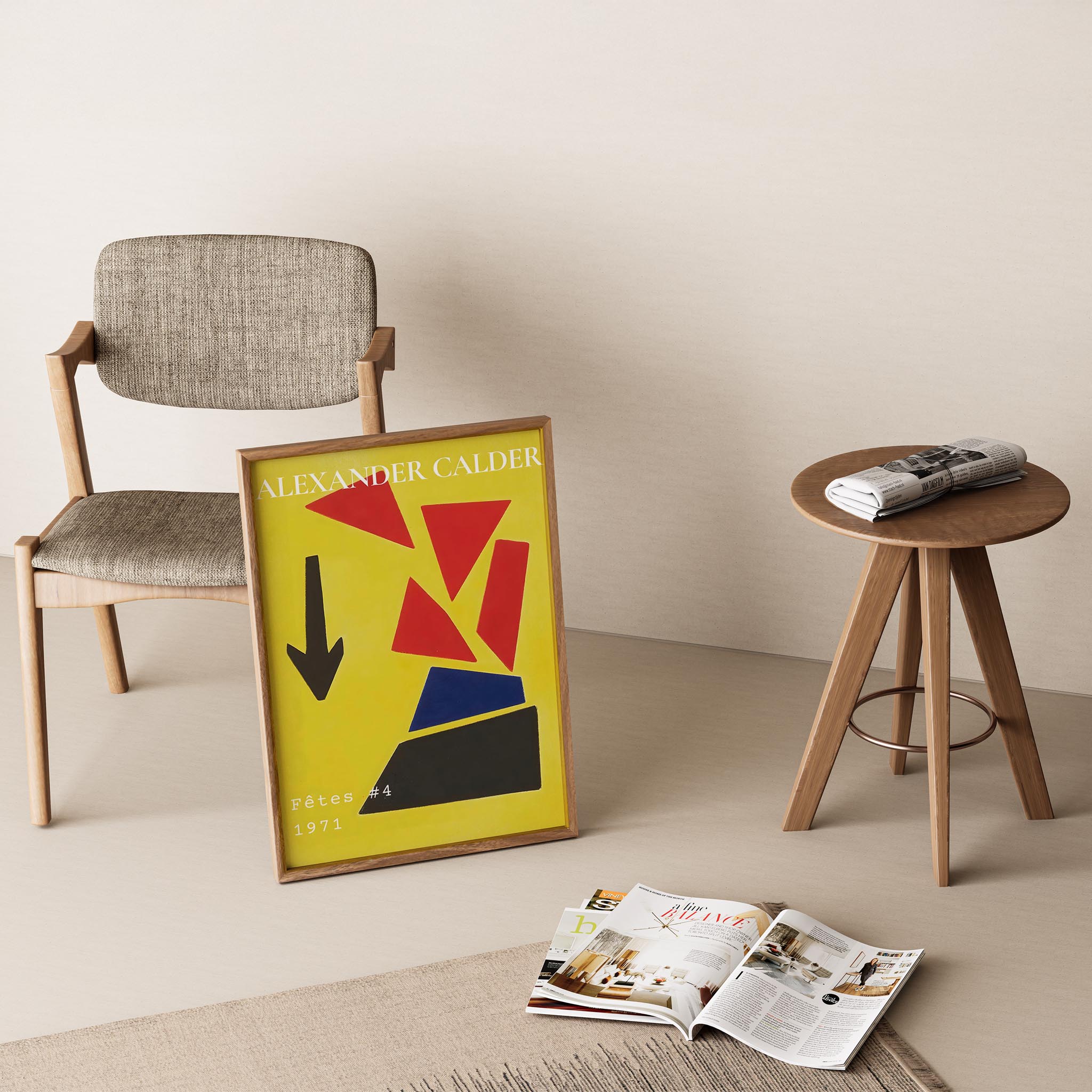 Alexander Sandy Calder XX Duvar Tablosu