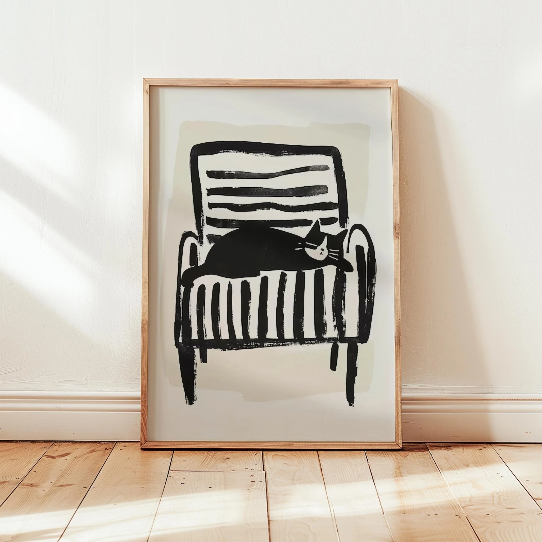 Kedi Portre XX - Siyah Çizgili Kara Kedi