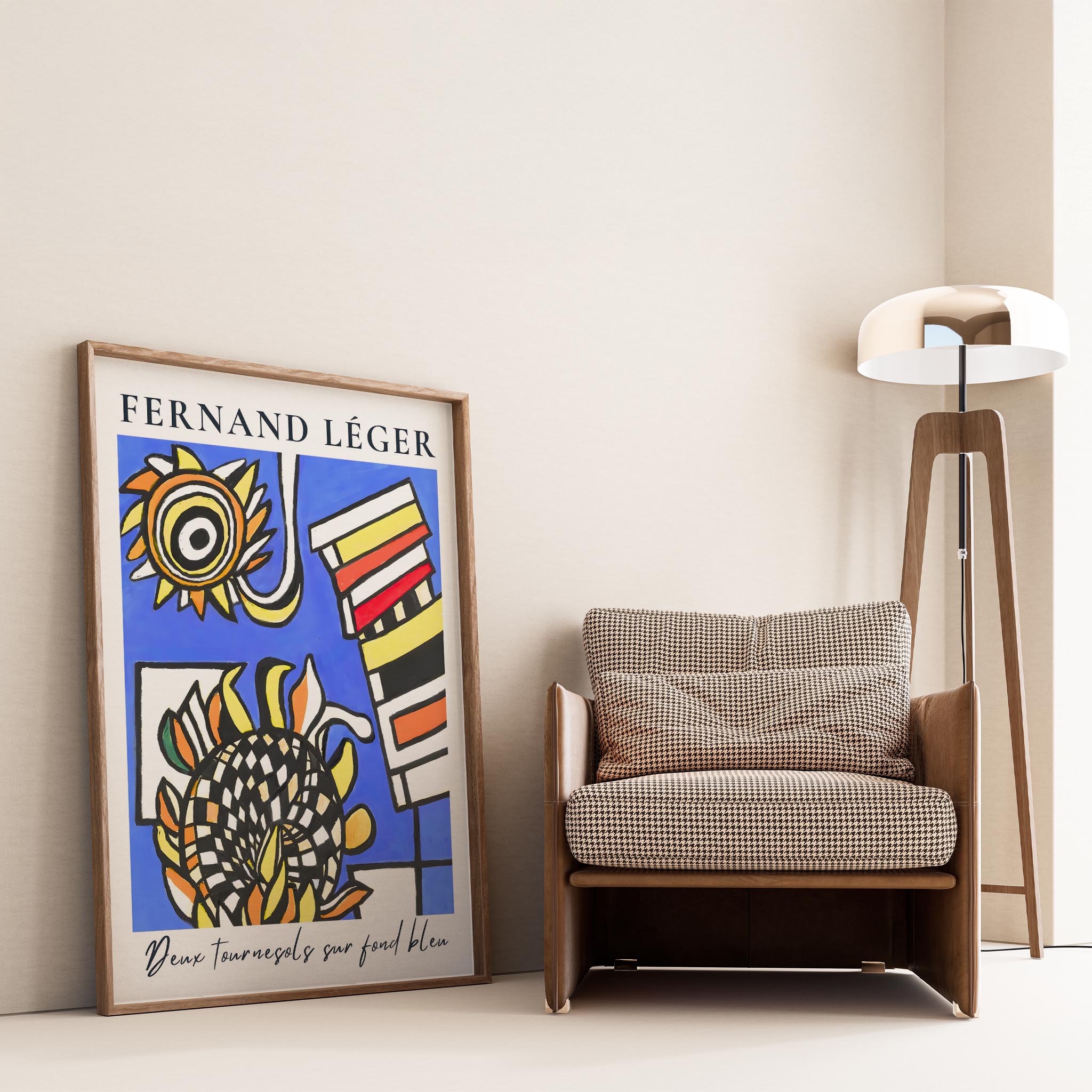 Fernand Leger XIX Duvar Tablosu