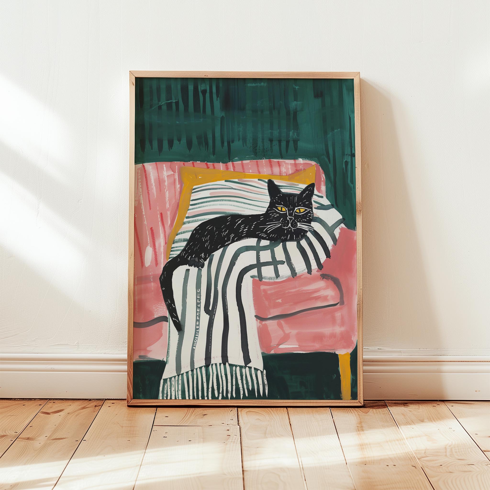 Kedi Portre X - Çizgili