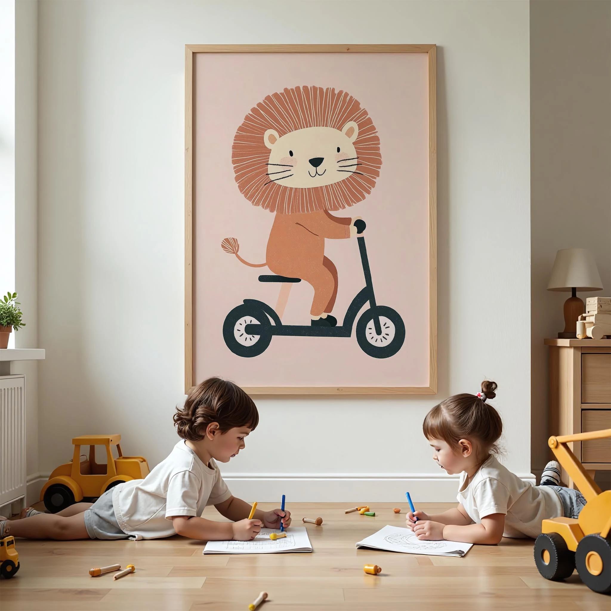 Scooter'lu Aslan - Pembe Fon