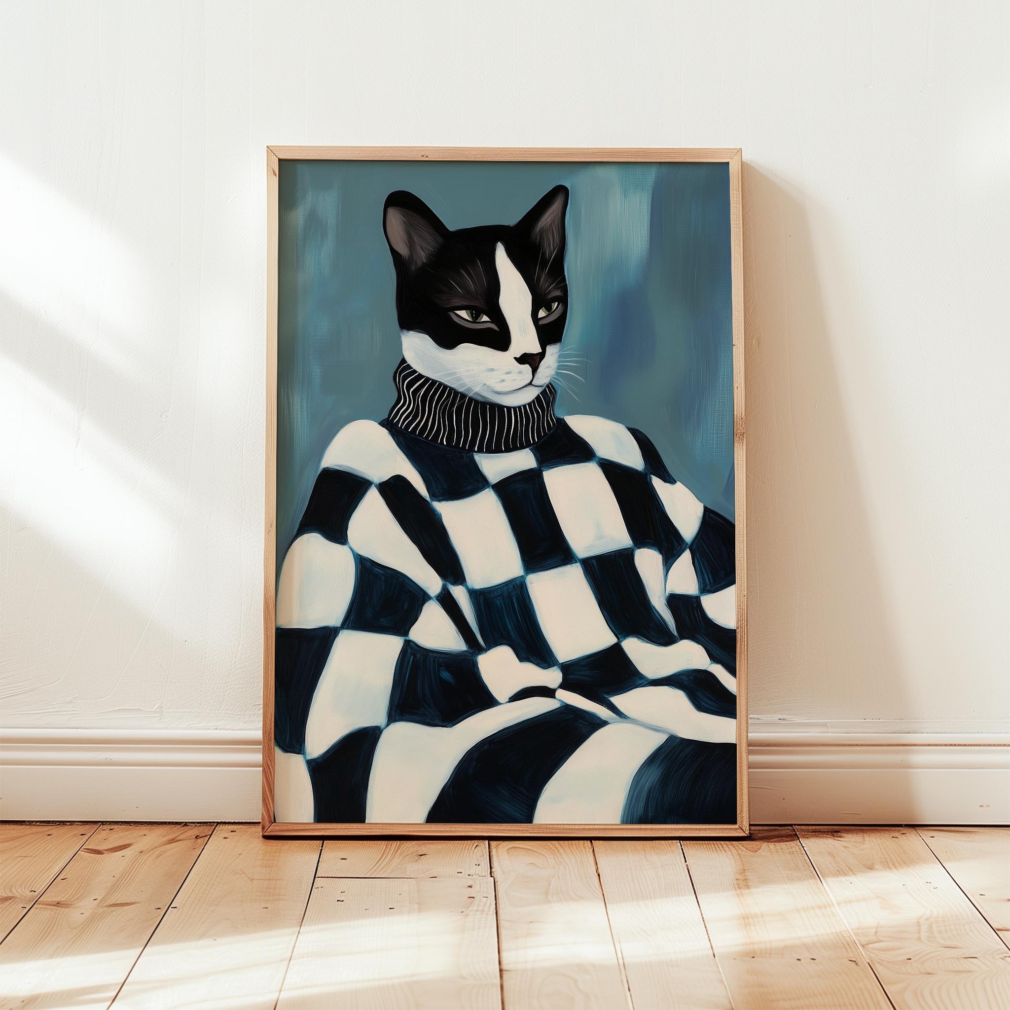 Kedi Portre VI - Geometrik