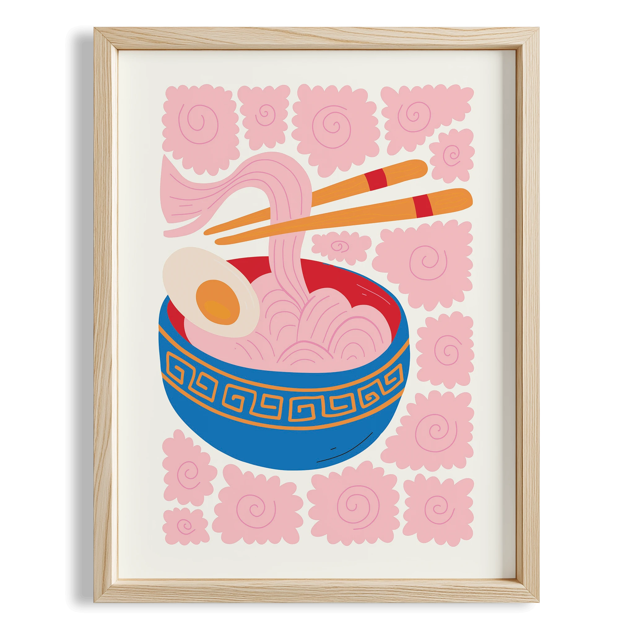 Ramen Modern Food Asya Koleksiyonu Mutfak Duvar Tablosu