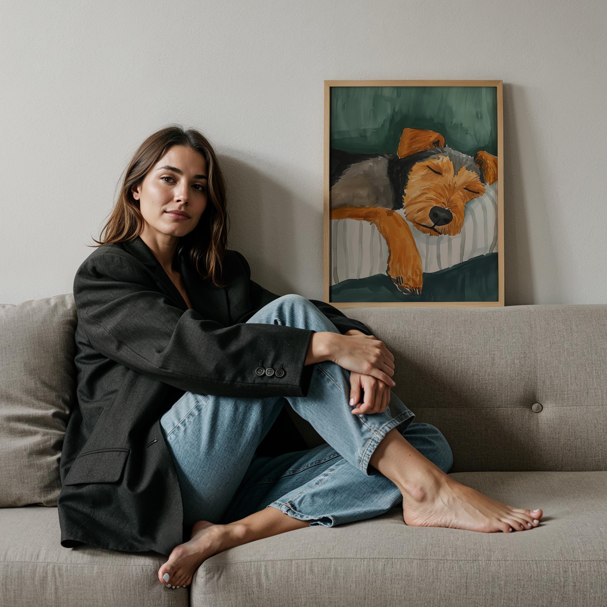 Köpek Portre IX - Airedale Terrier