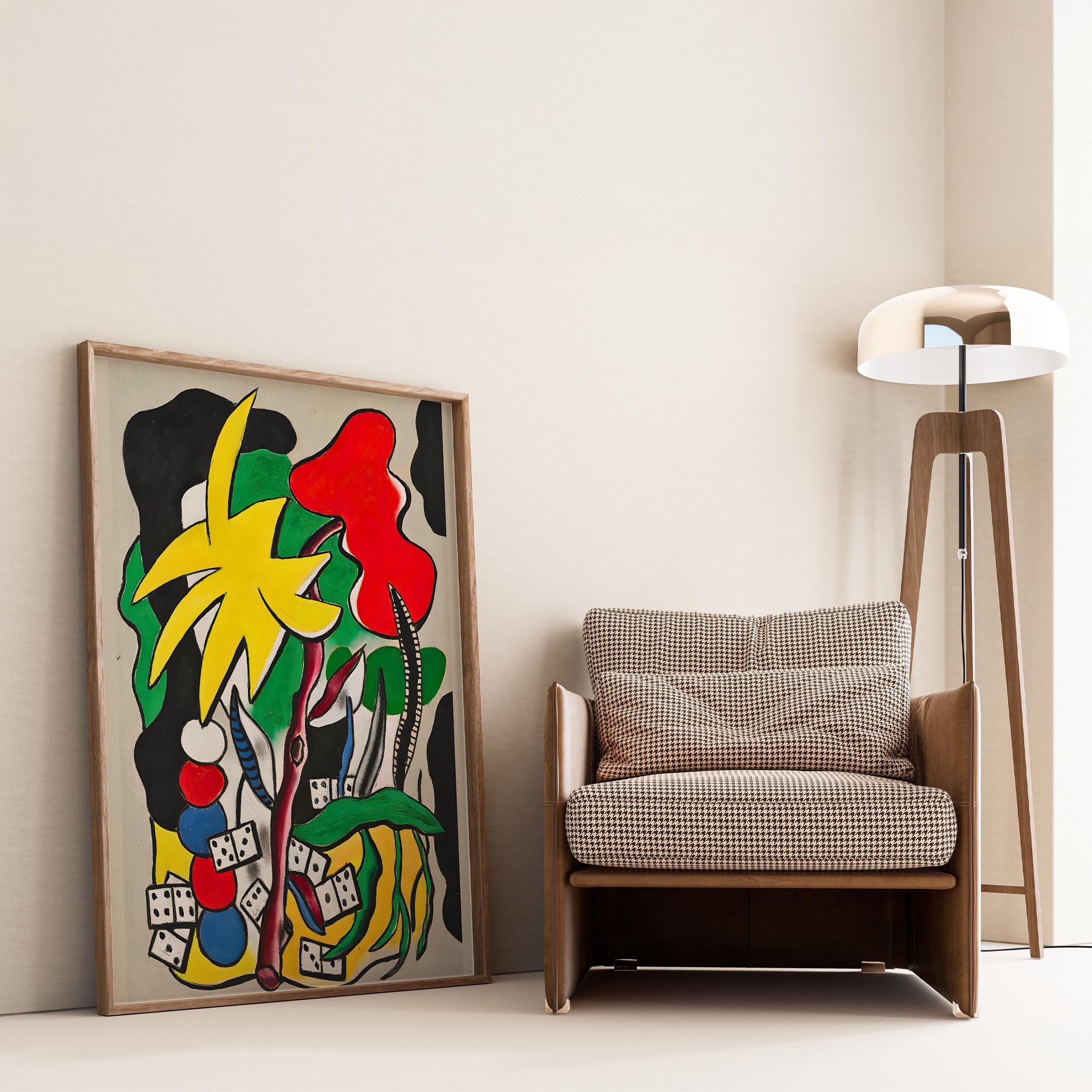 Fernand Leger 39 Duvar Tablosu