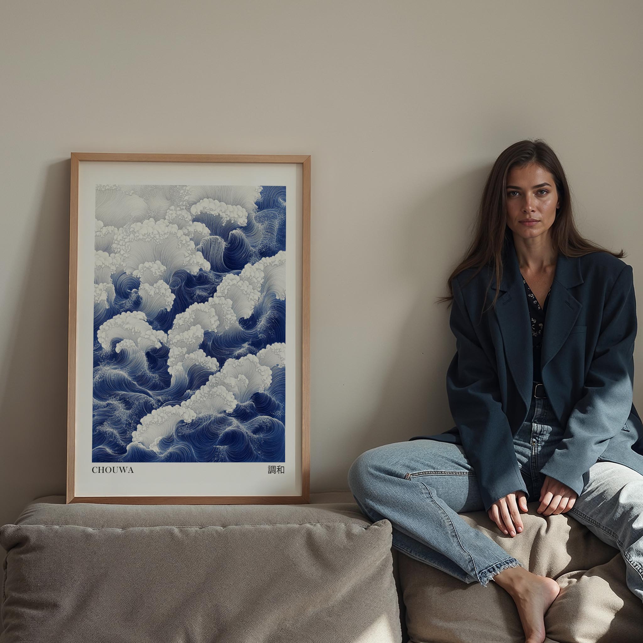 Japandi Mavi I - Ahenk