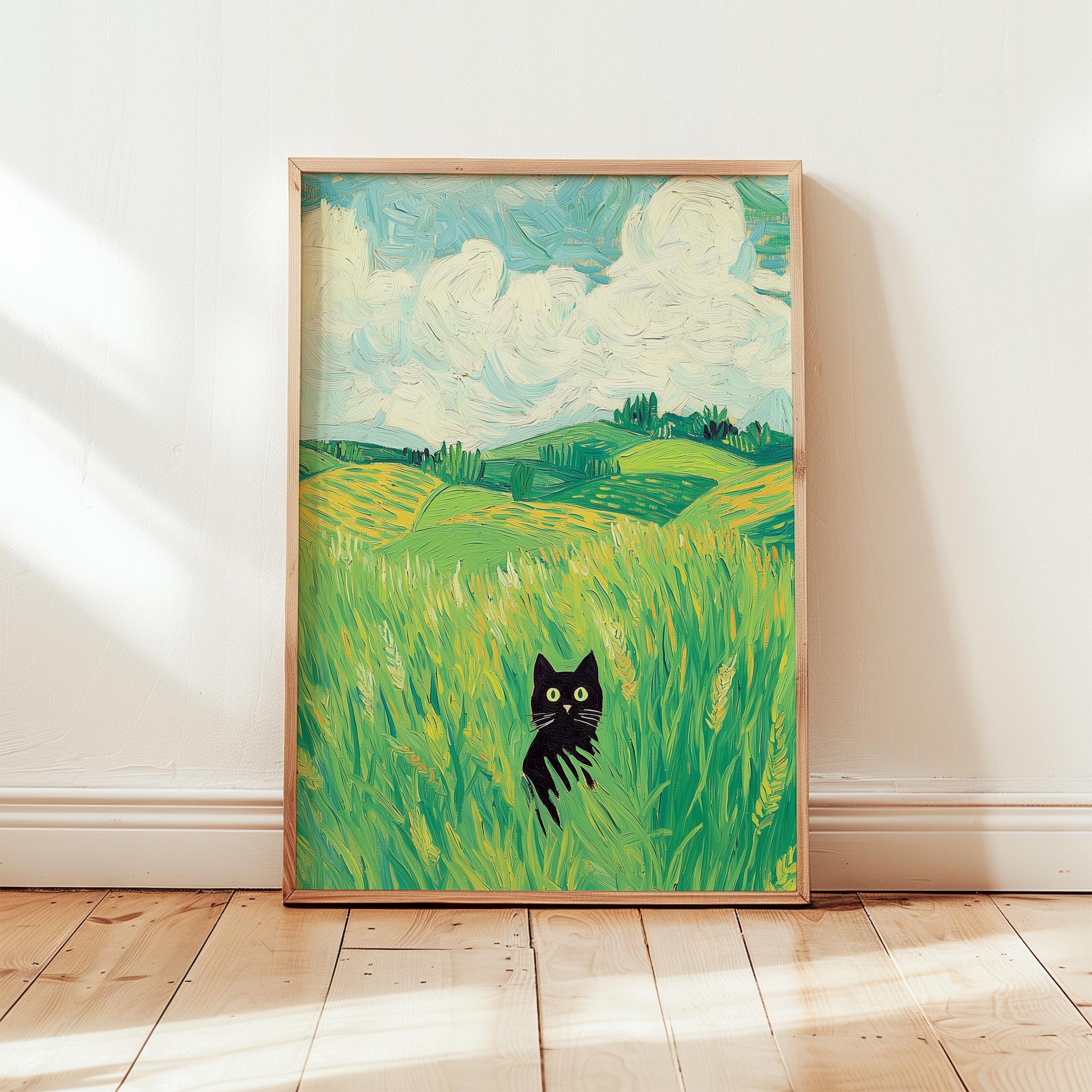 Kedi Portre XVII - Doğada Kara Kedi