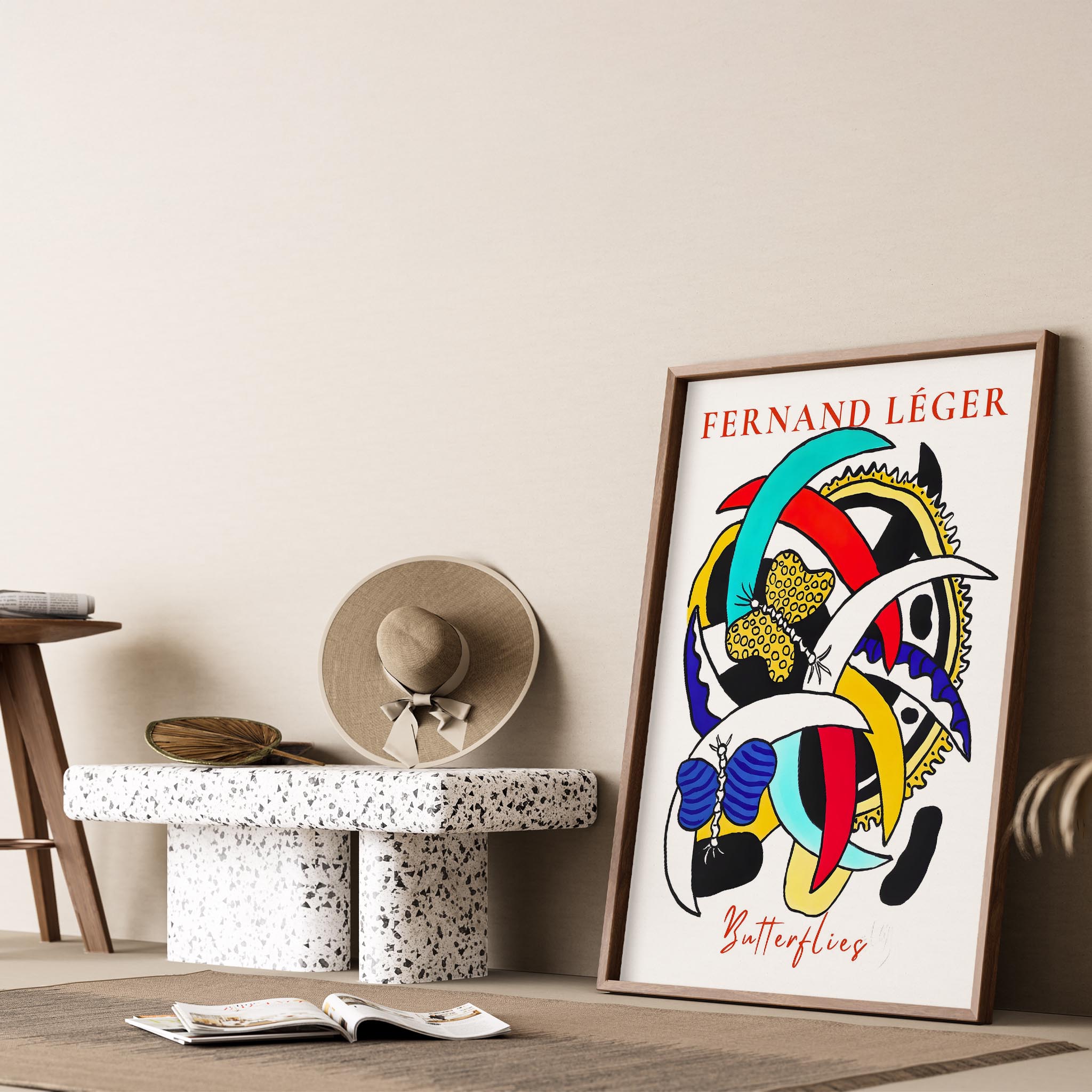 Fernand Leger VI Duvar Tablosu