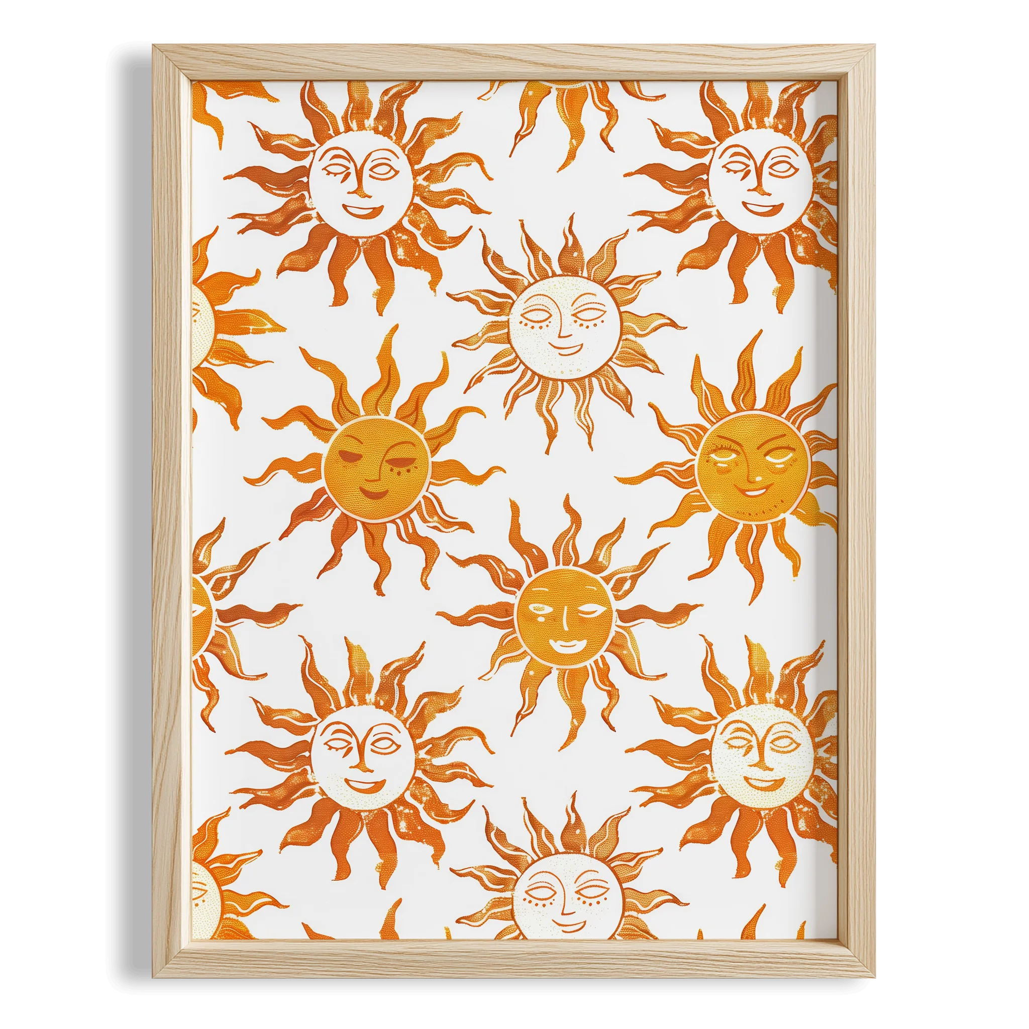 Akdeniz Güneşi Desen I Mutfak Duvar Tablosu