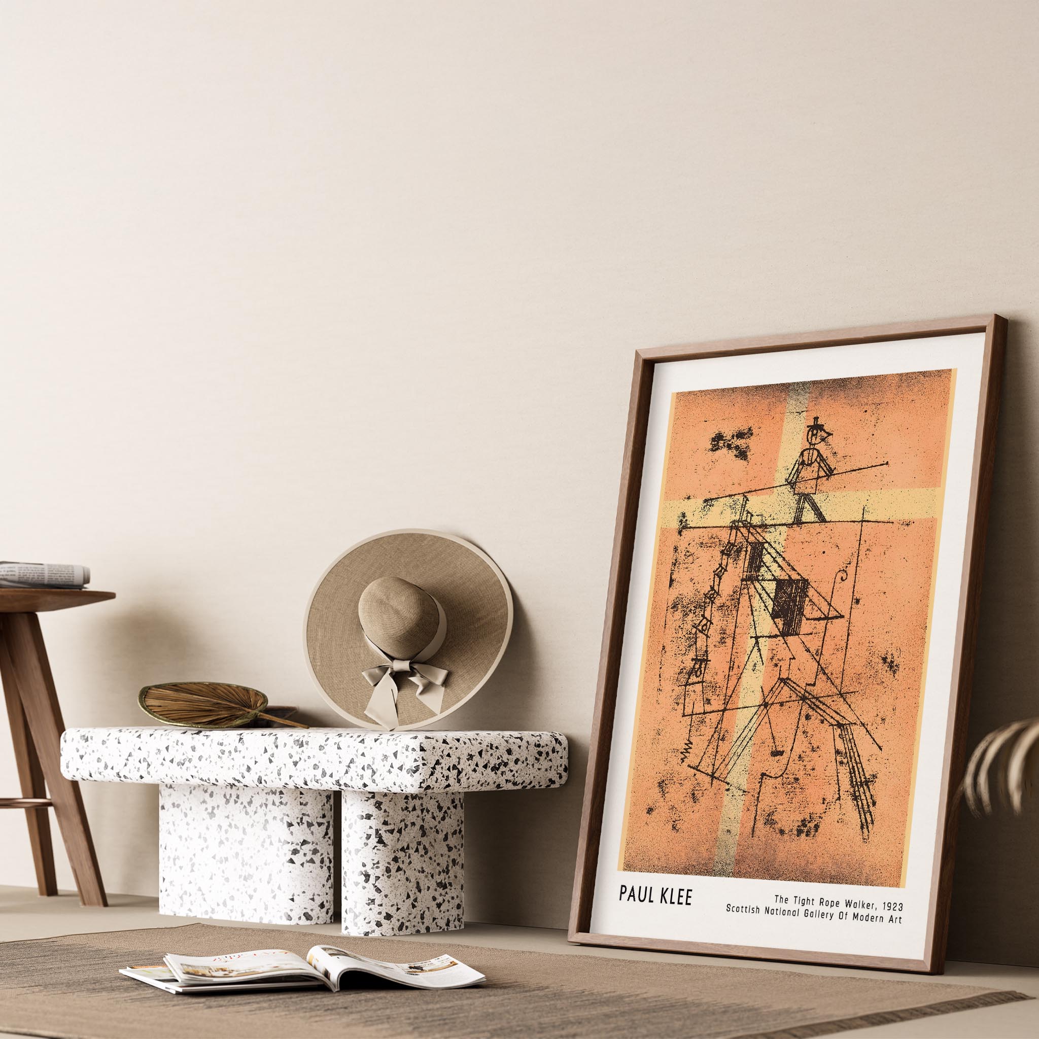 Paul Klee İp Cambazı 1923 Suluboya I Duvar Tablosu