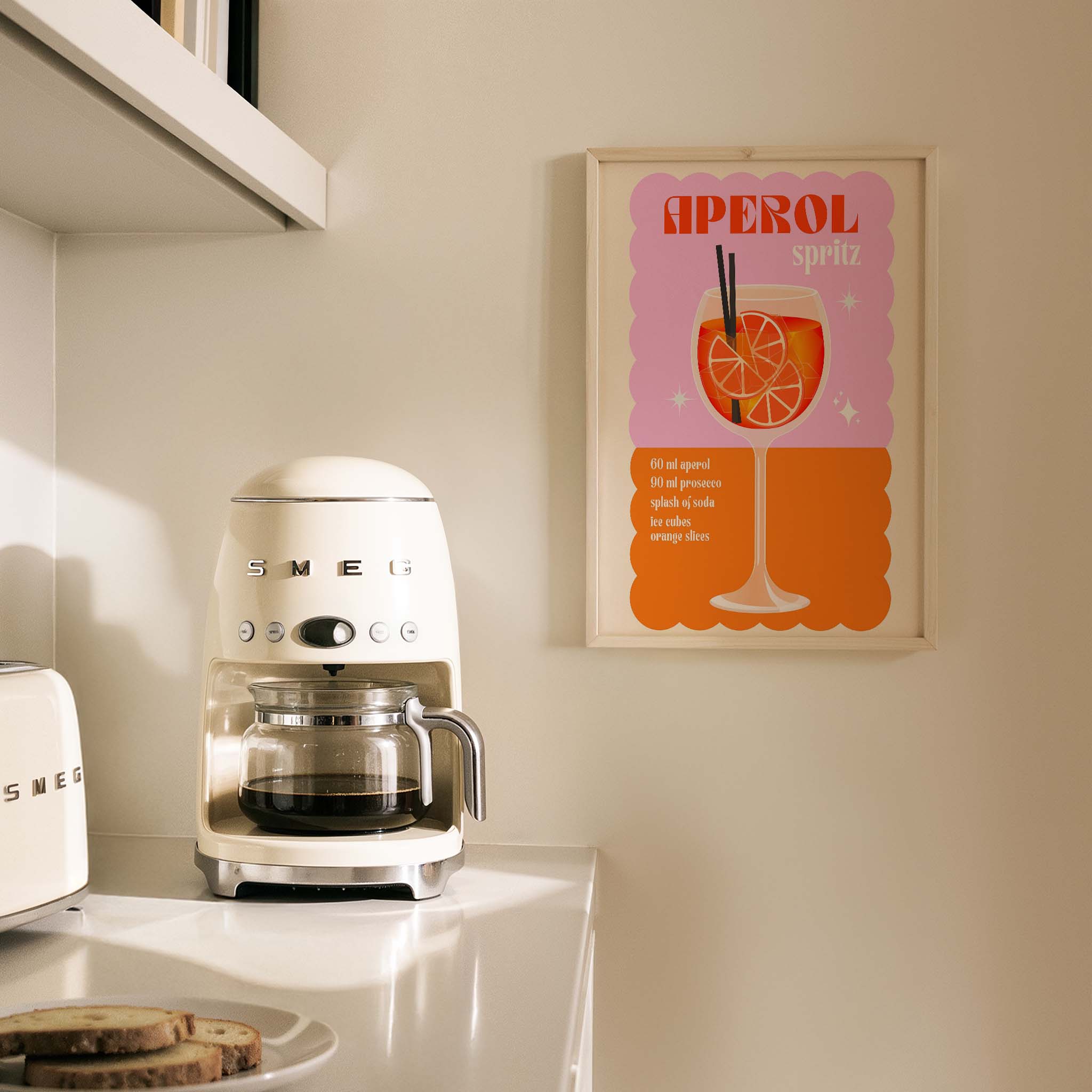 Aperol Spritz Kokteyller Mutfak Duvar Tablosu II