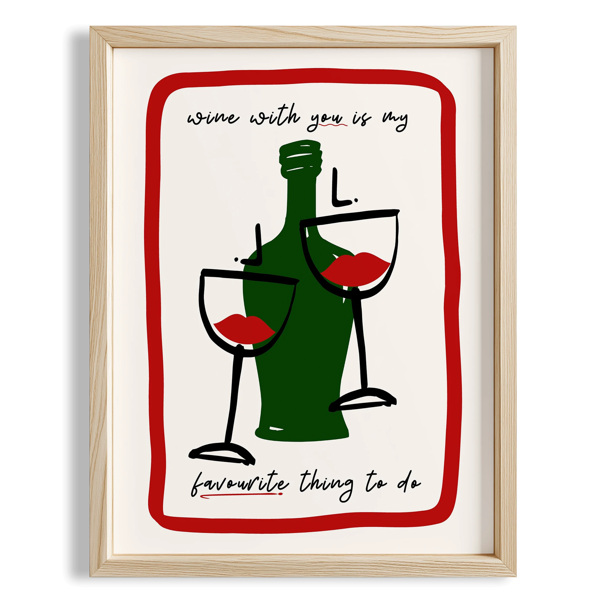 Kadehler ve Şarap Akdeniz Koleksiyonu Mutfak Duvar Tablosu