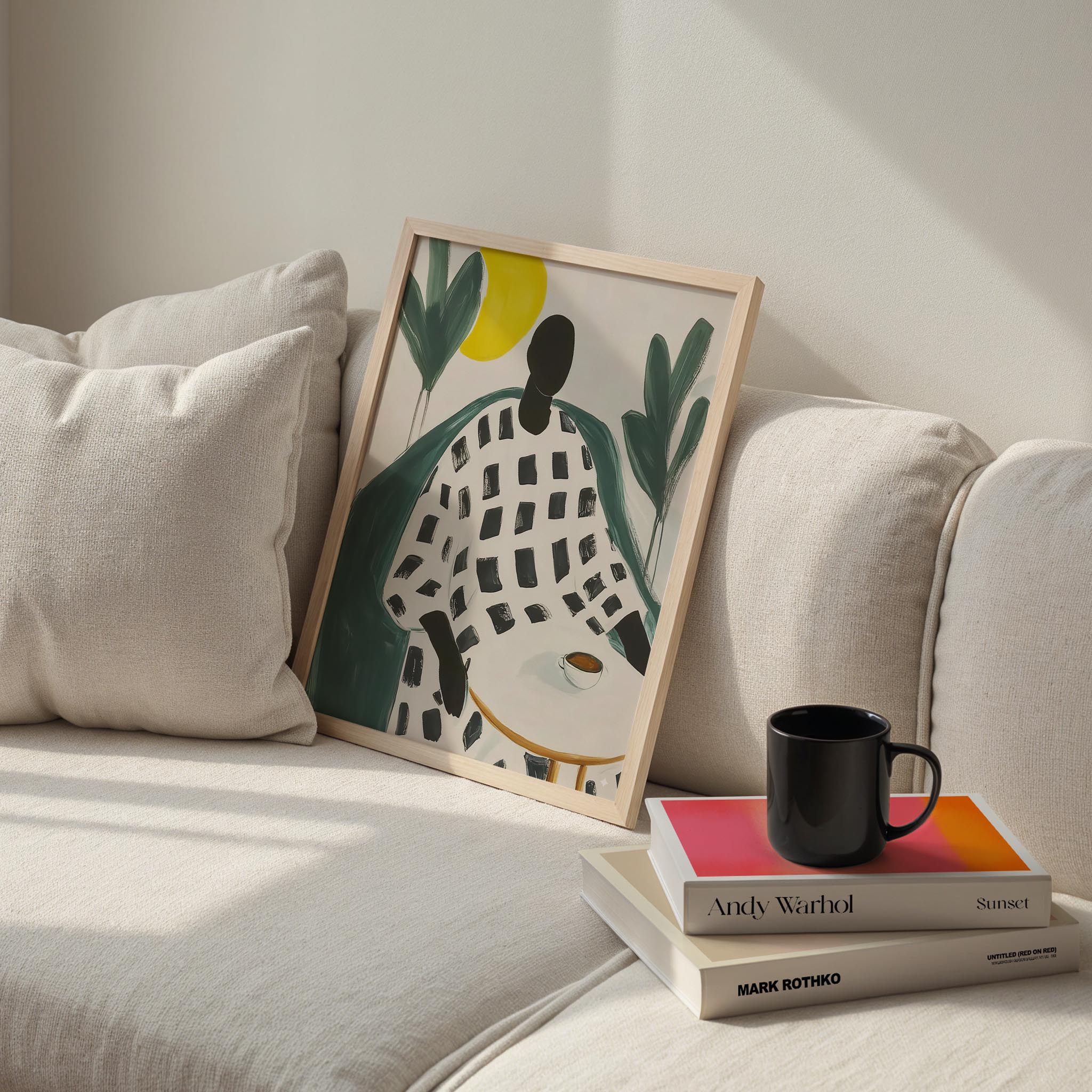 Soyut İnsan Portresi III - Kahve Bohem