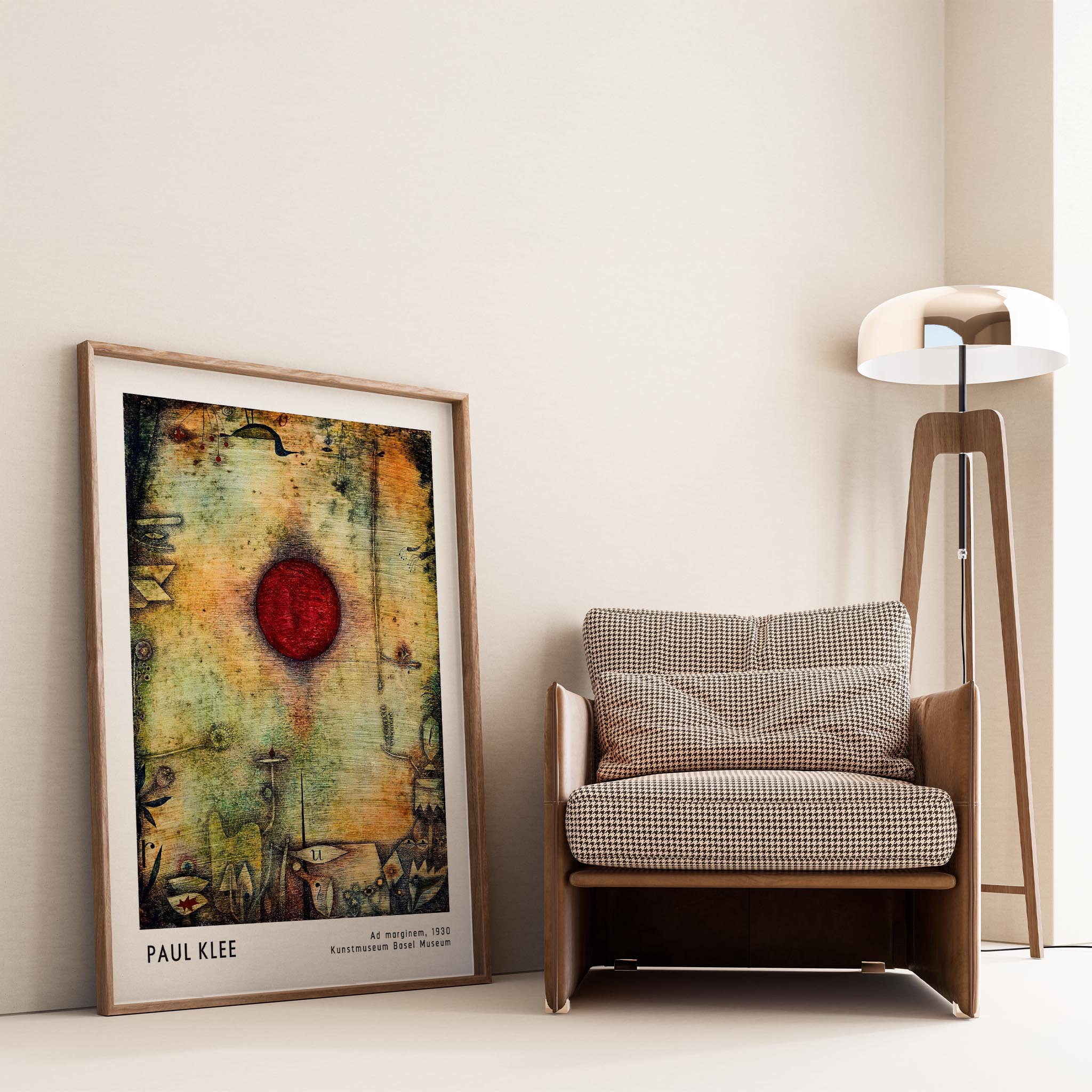 Paul Klee Kenar Notu 1930 Suluboya I Duvar Tablosu