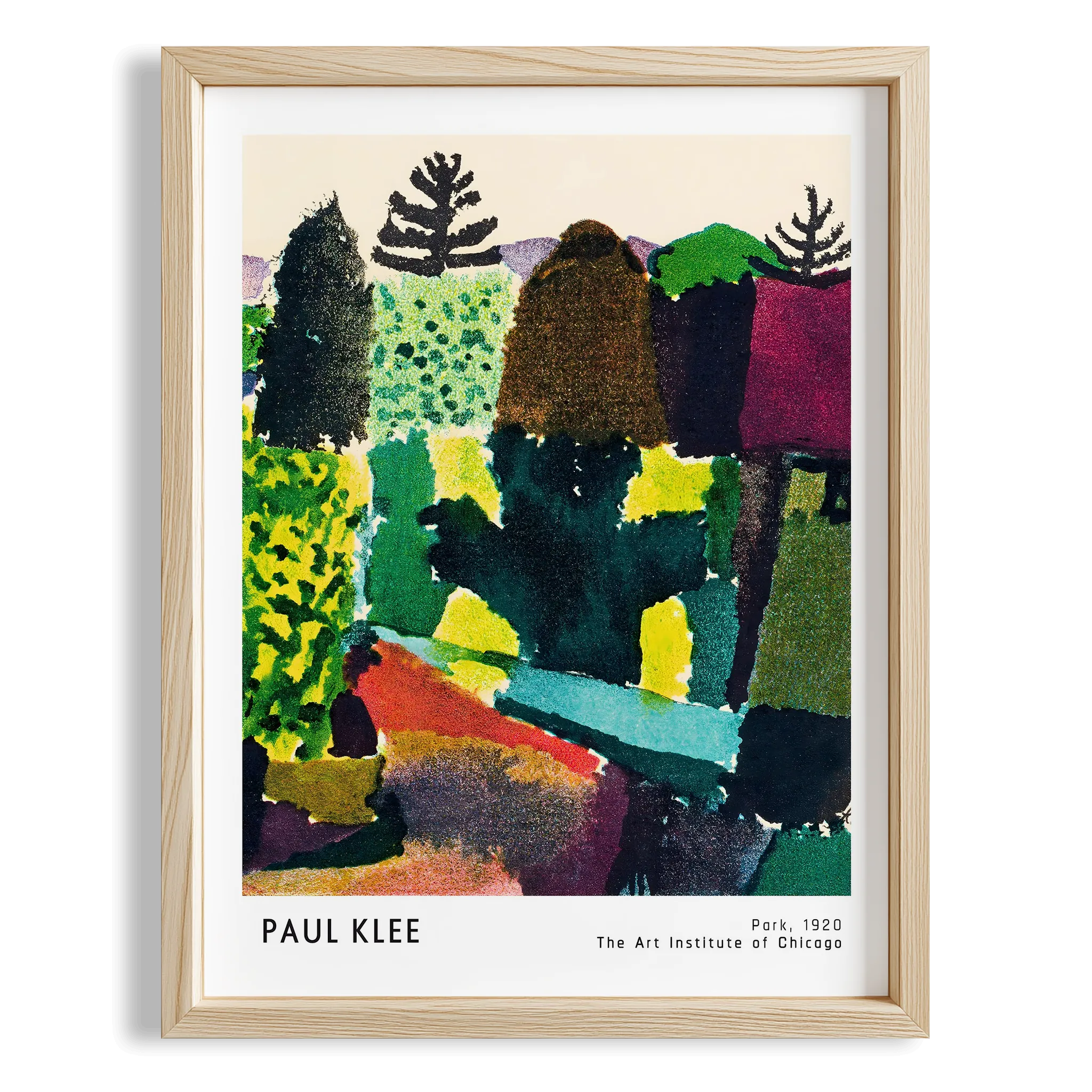 Paul Klee Park 1920 Suluboya I Duvar Tablosu