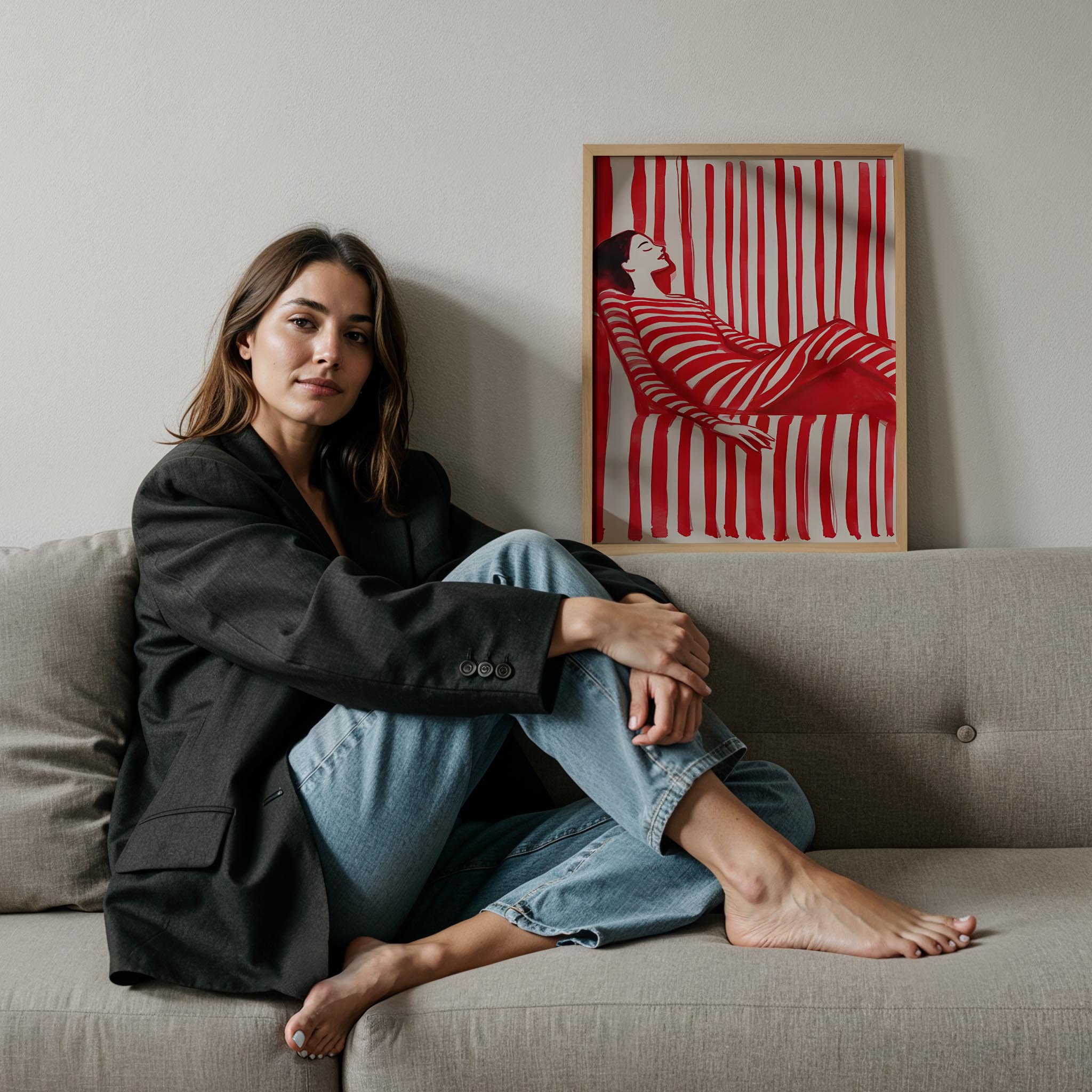 Dinlenme XXXV - Kırmızı Çizgiler