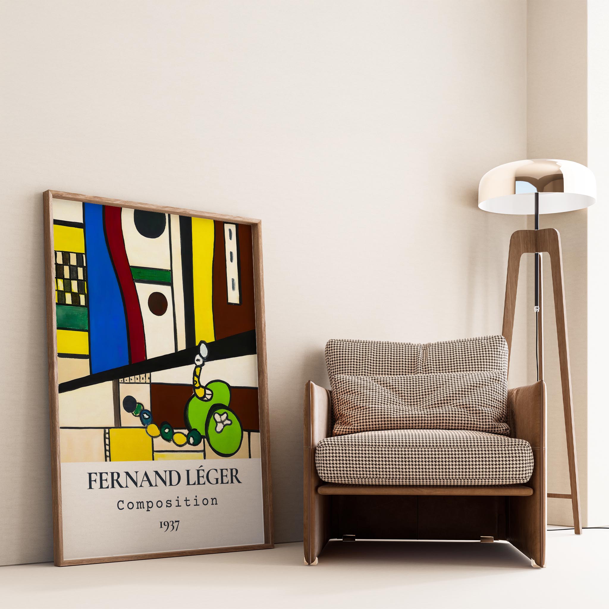 Fernand Leger XX Duvar Tablosu