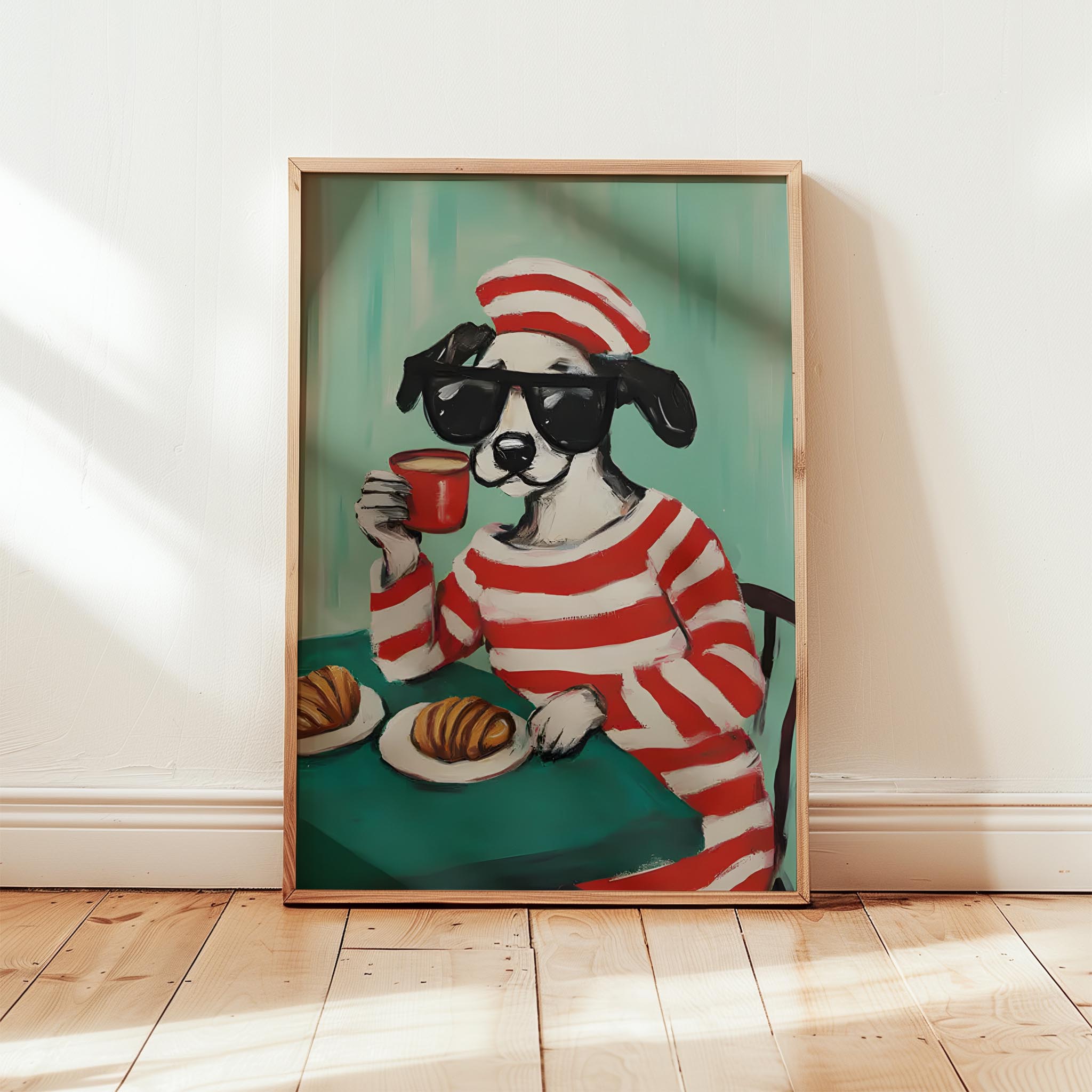 Köpek Portresi I - Çizgili Barista