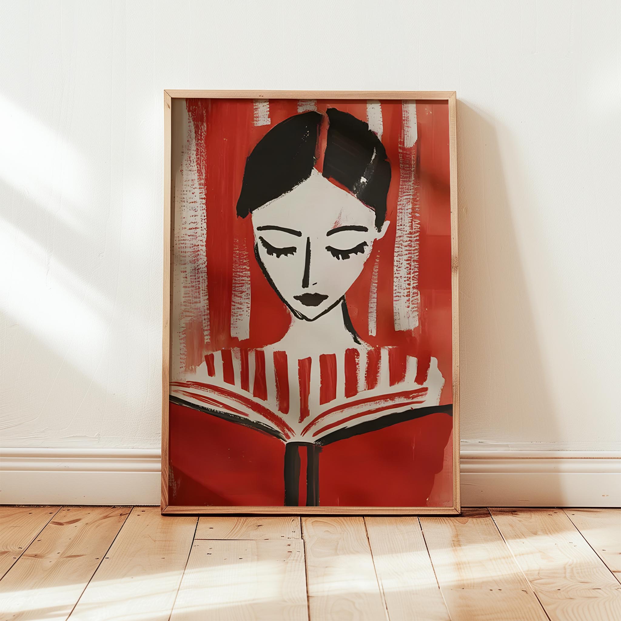 Kadın Portre L - Kırmızı Kitap