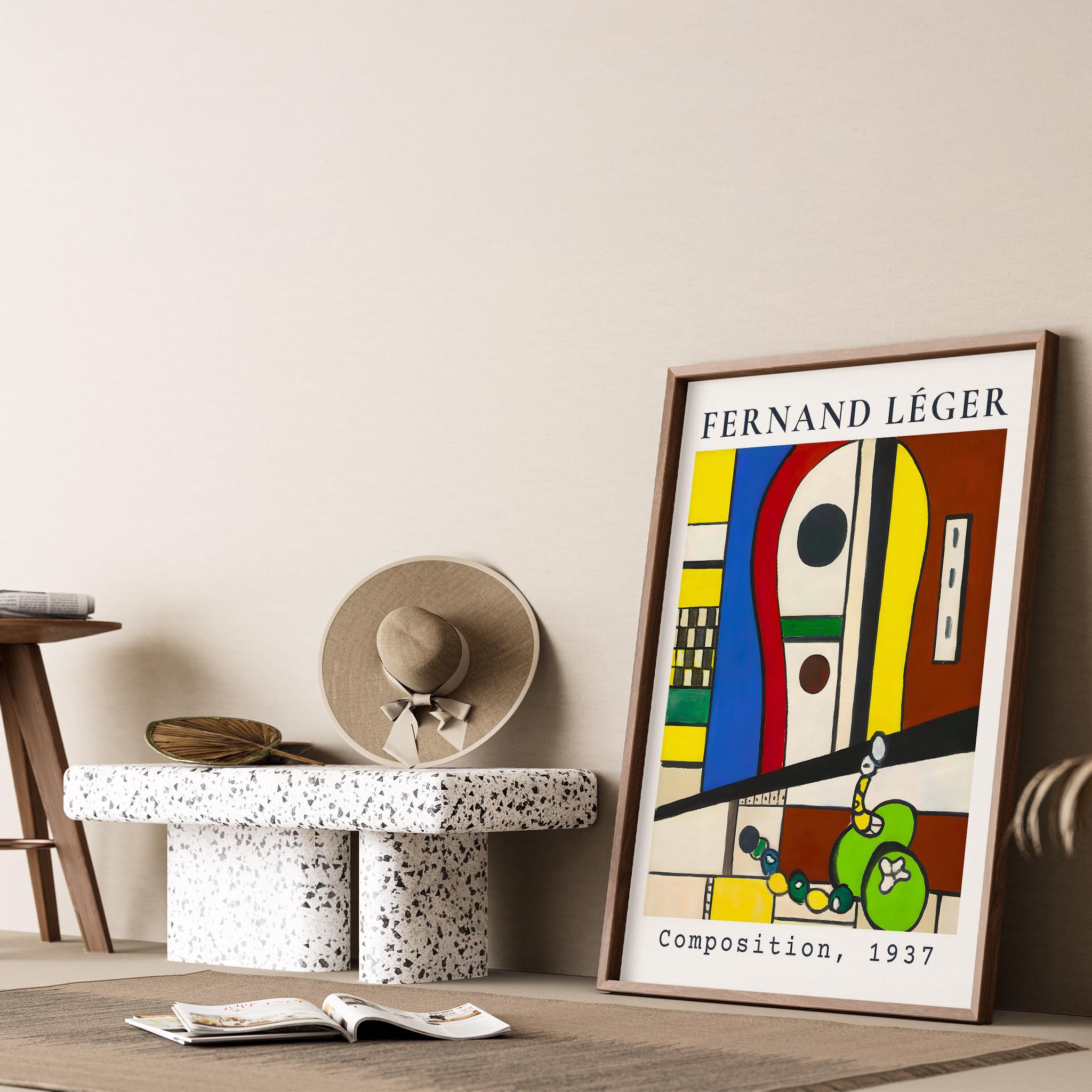 Fernand Leger XXVII Duvar Tablosu