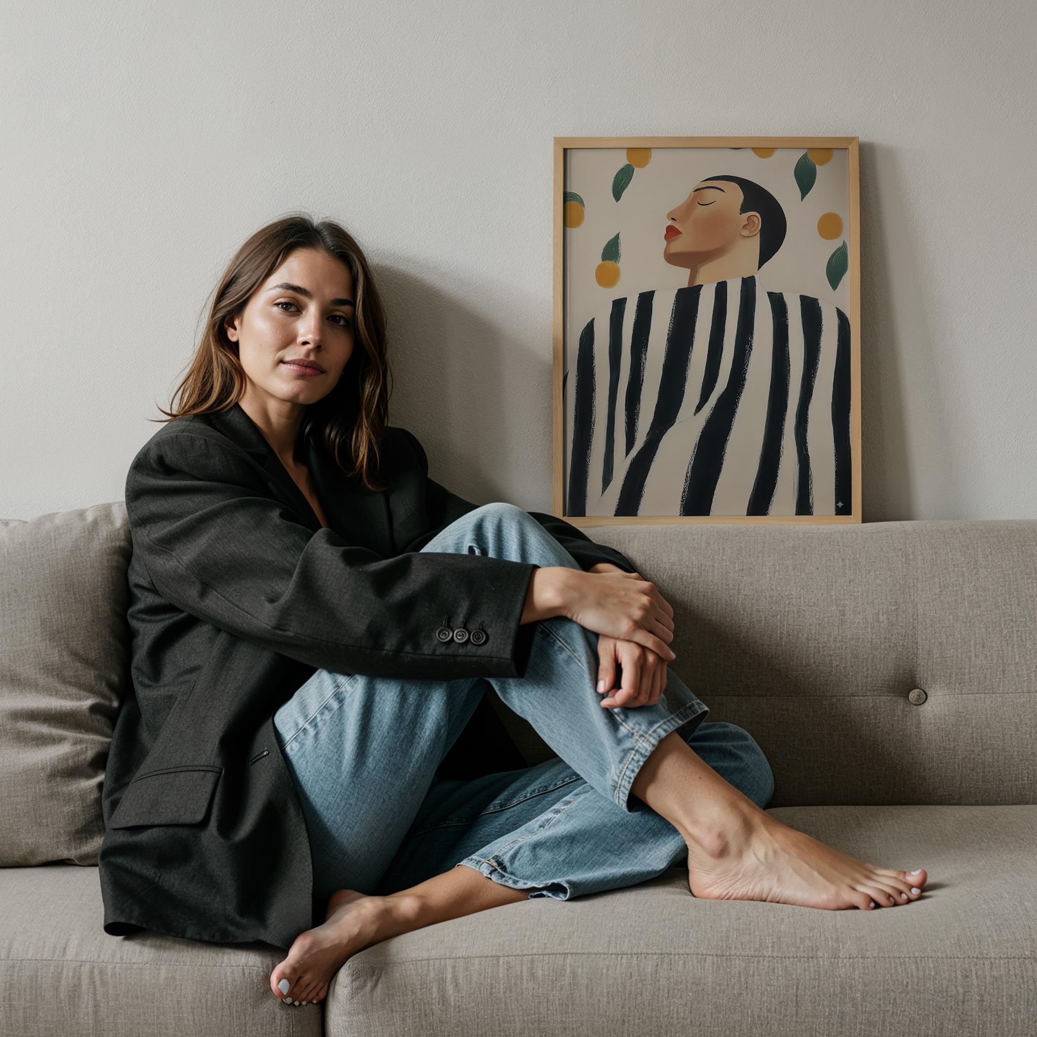 İnsan Portresi II - Çizgili Bohem