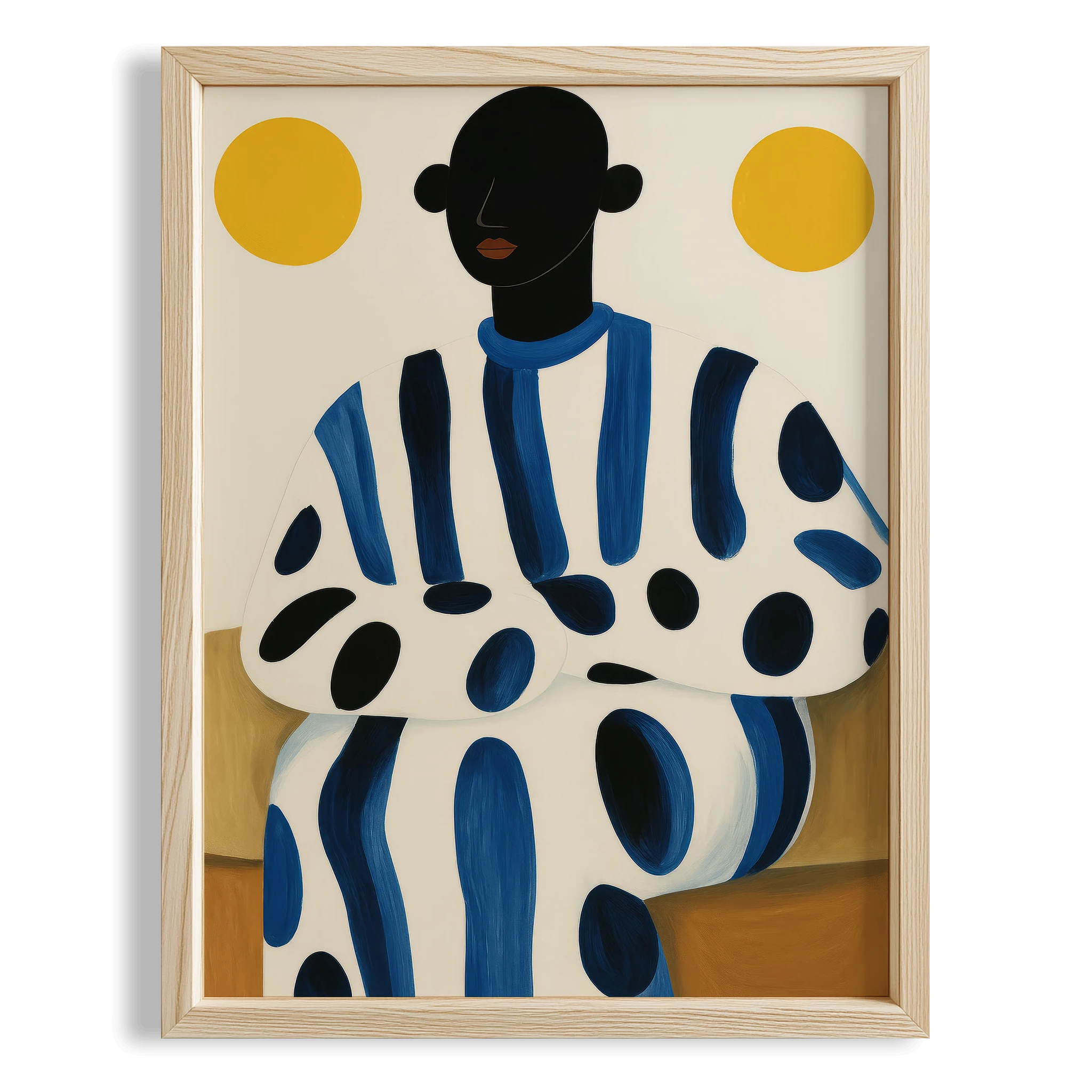 Kadın Portre VIII - Afro Bohem