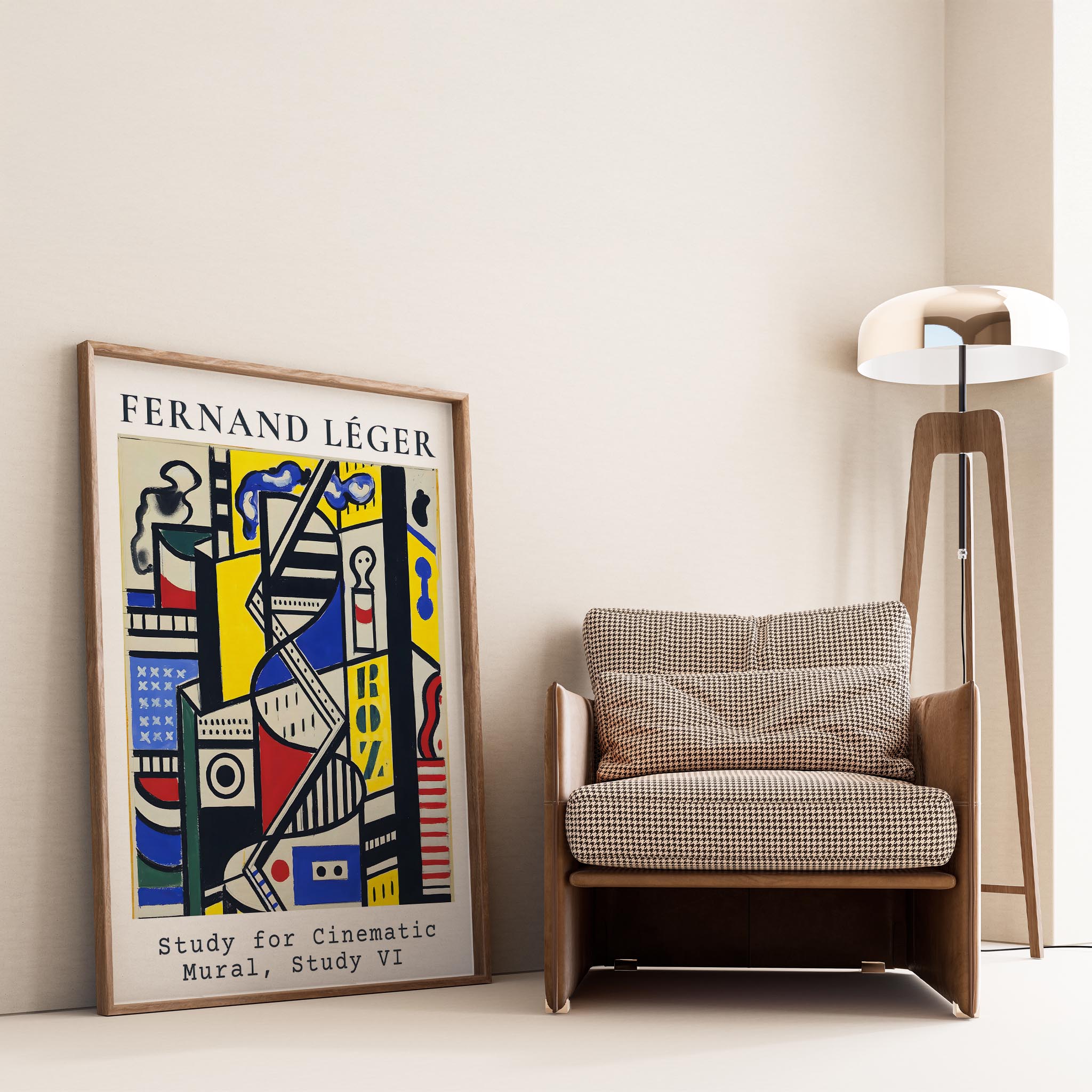 Fernand Leger XXV Duvar Tablosu