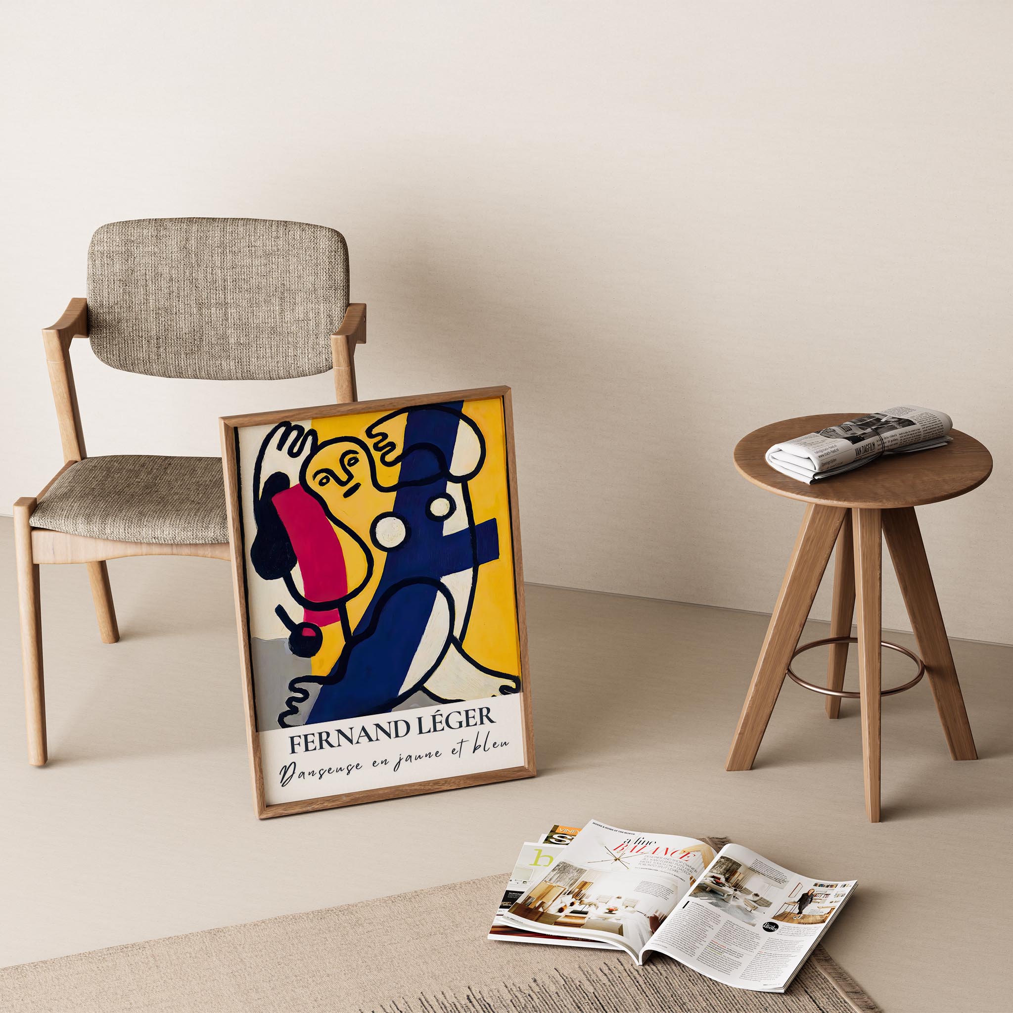 Fernand Leger XXVI Duvar Tablosu