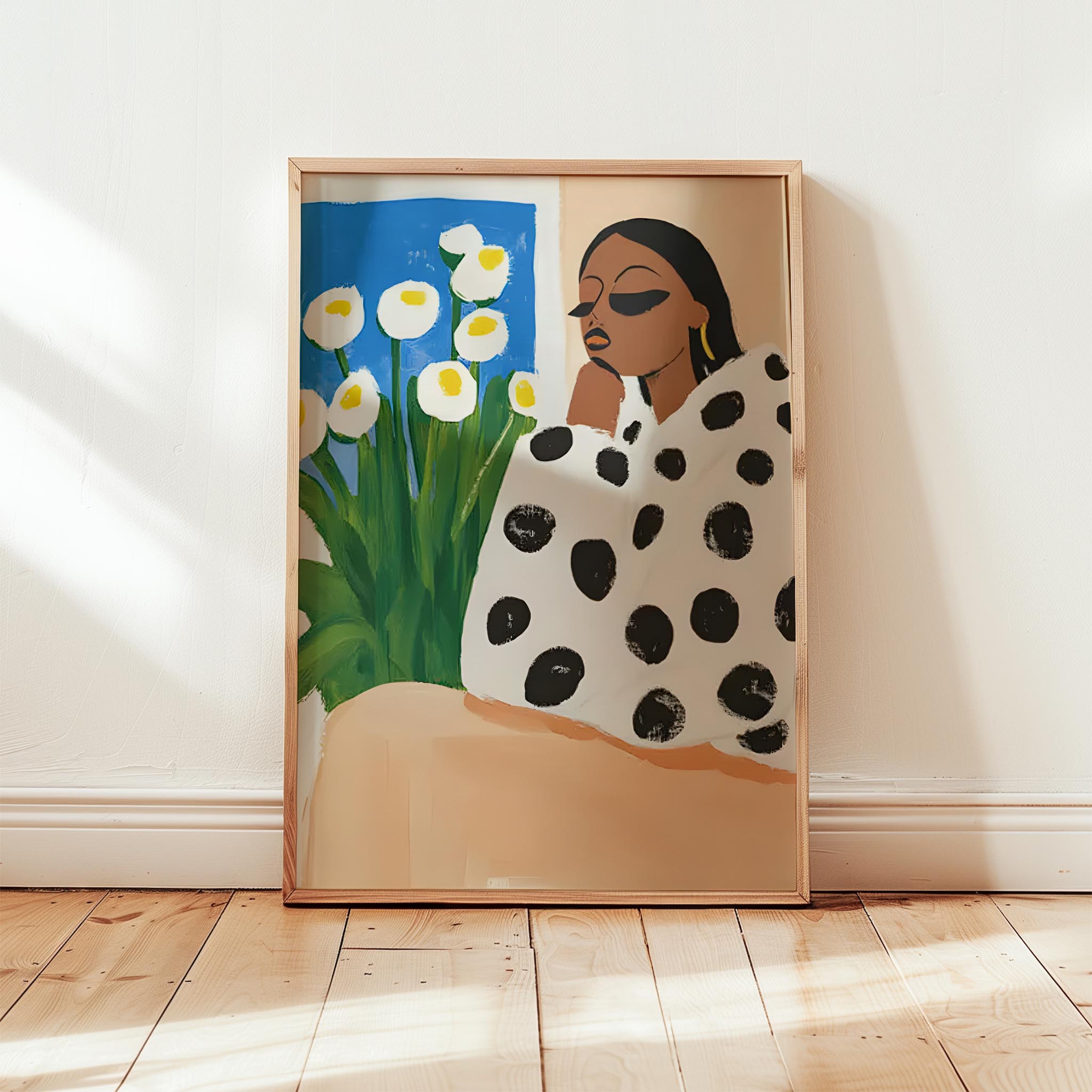 Puantiyeli Portre II - Lale Penceresi