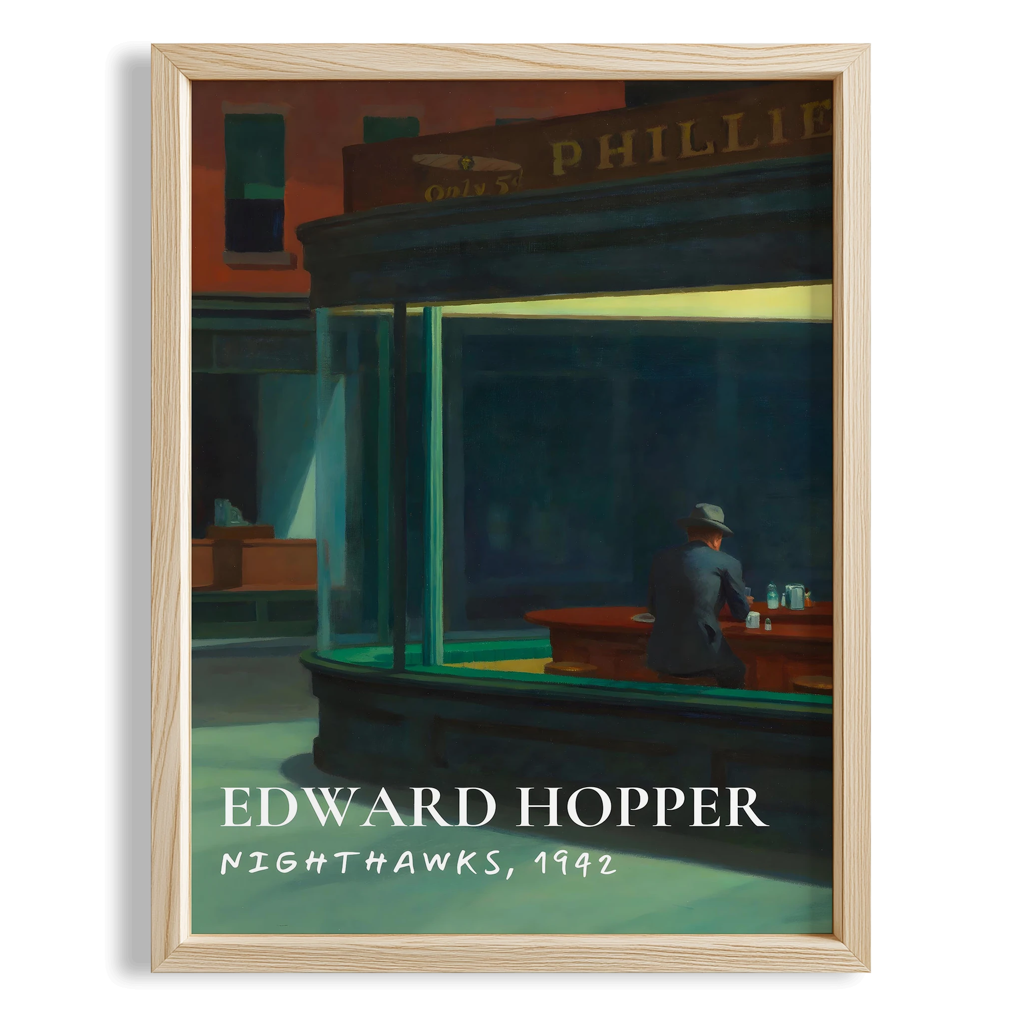 Edward Hopper XII Duvar Tablosu