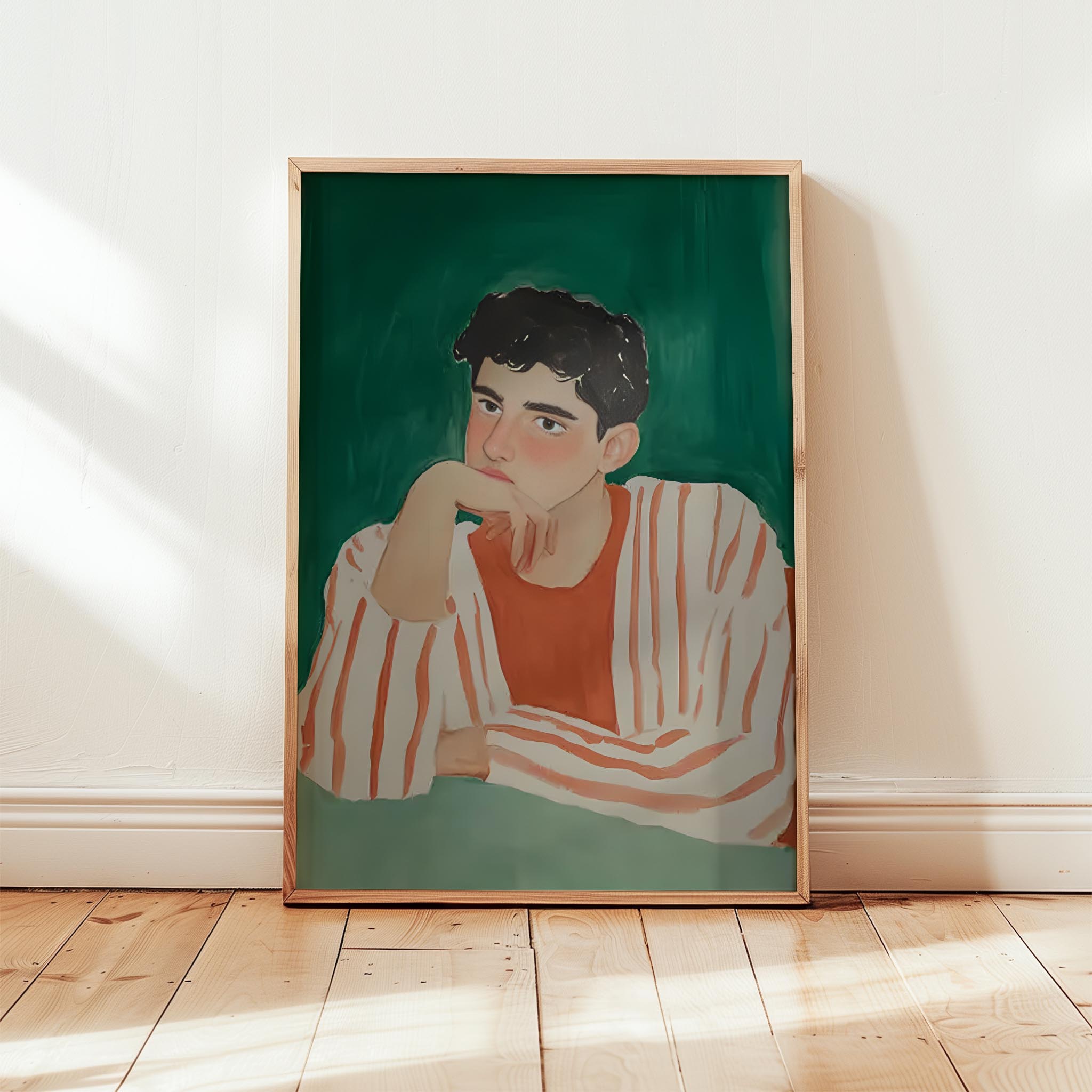 Erkek Portre I - Somon Çizgili