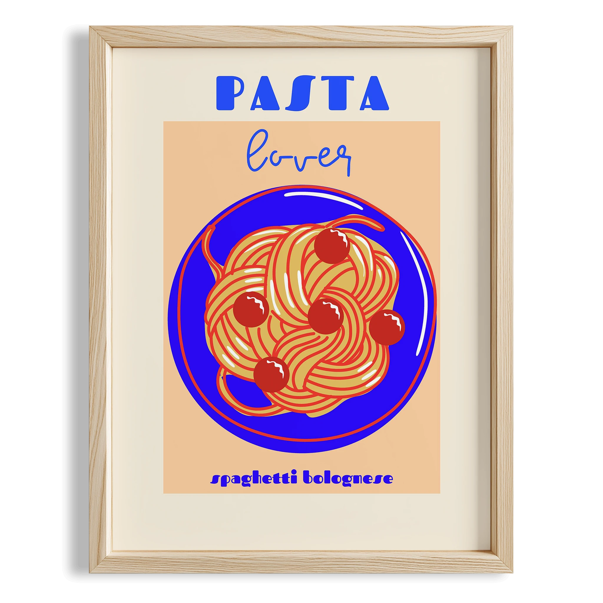 Pasta Lovers İtalya Koleksiyonu Mutfak Duvar Tablosu