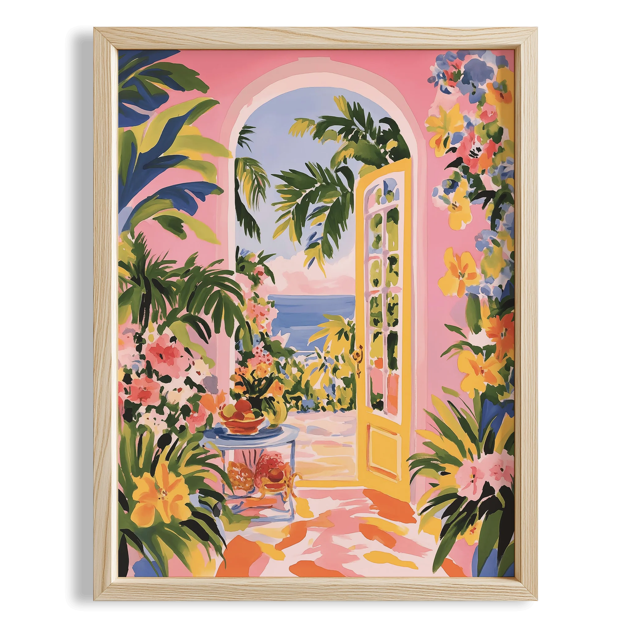 Akdeniz Evi ve Bahçe Maximalist - Duvar Tablosu