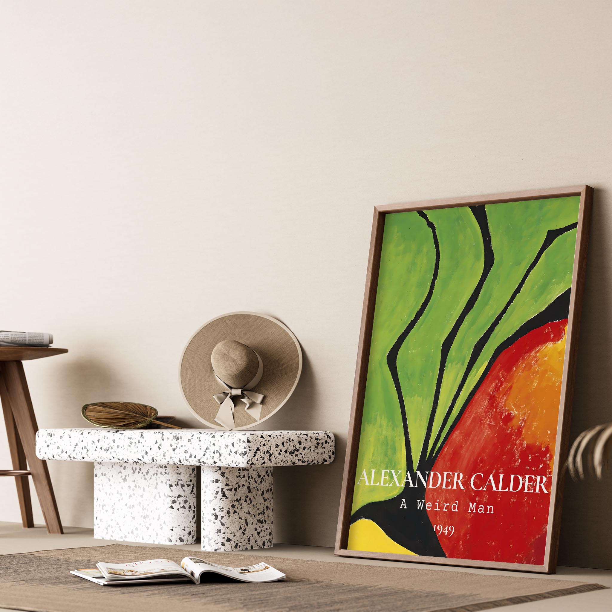 Alexander Sandy Calder XIX Duvar Tablosu