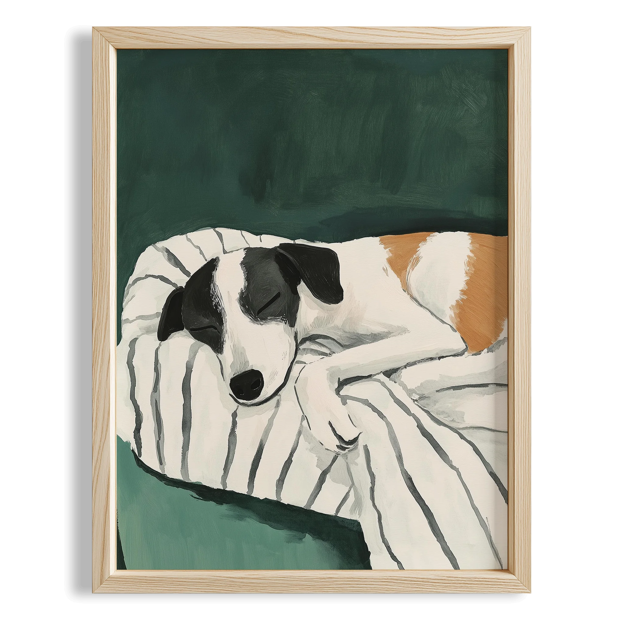 Köpek Portre VII - Jack Russell Çizgili Zümrüt