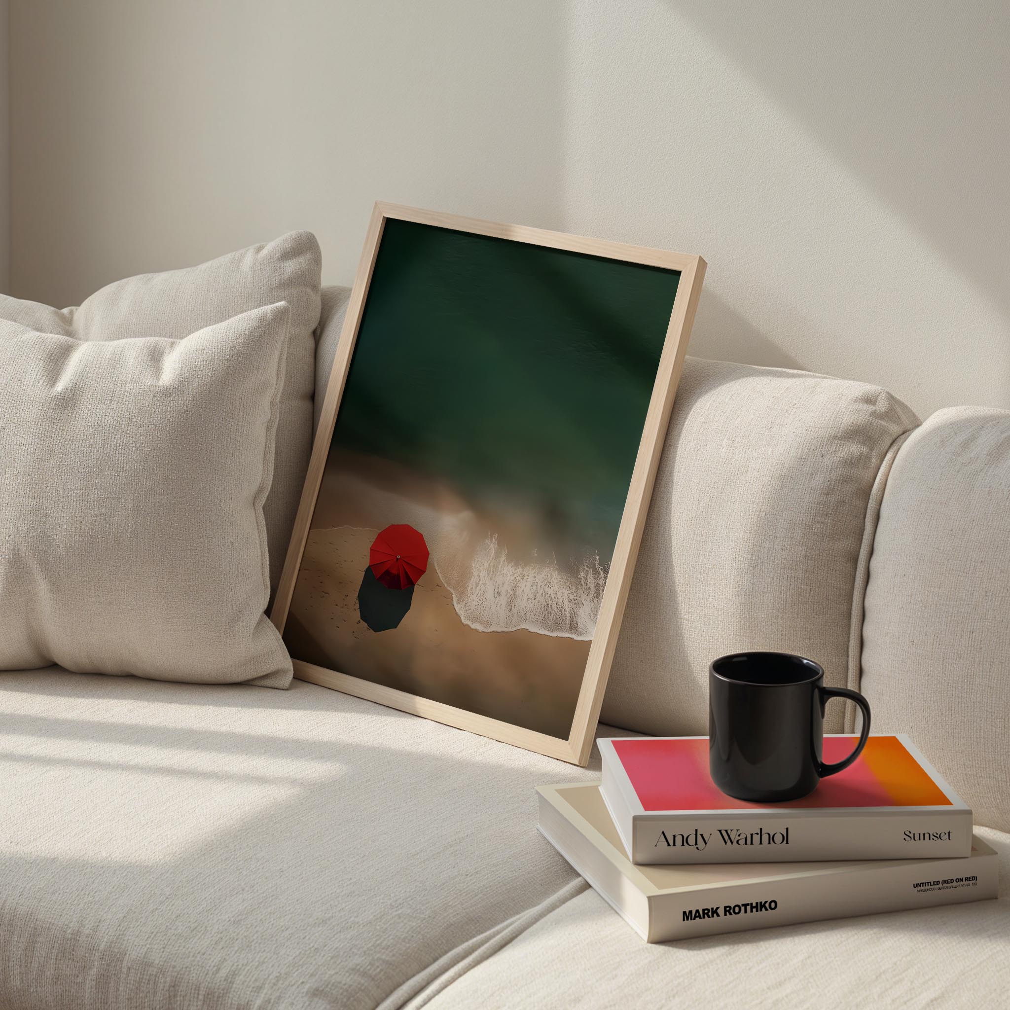 Kıyı Manzarası I - Kırmızı Şapka