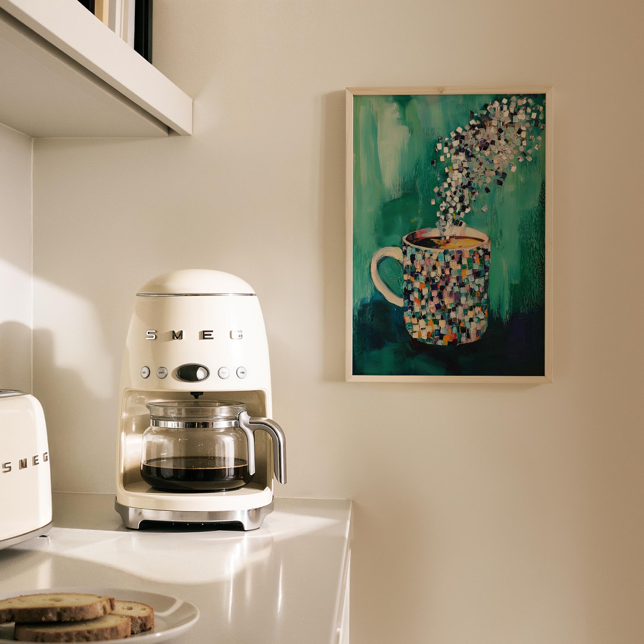 Kahve Fincanı II - Mozaik Zümrüt