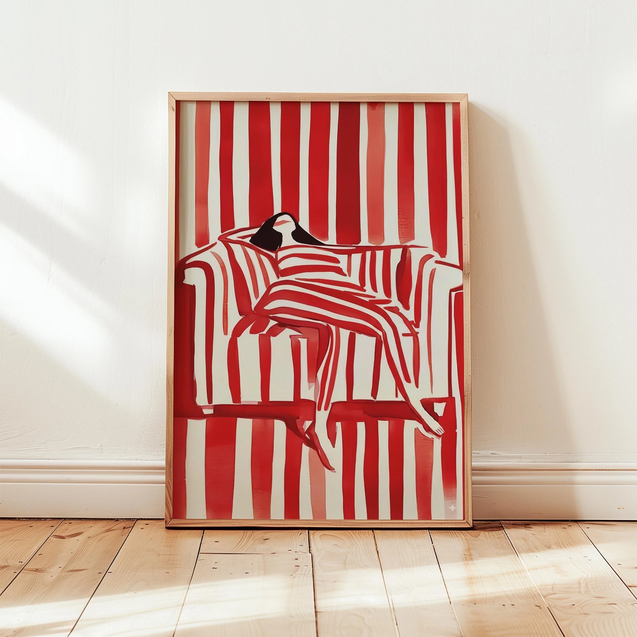 Kırmızı Çizgi Serisi I - Dinlenen Kadın