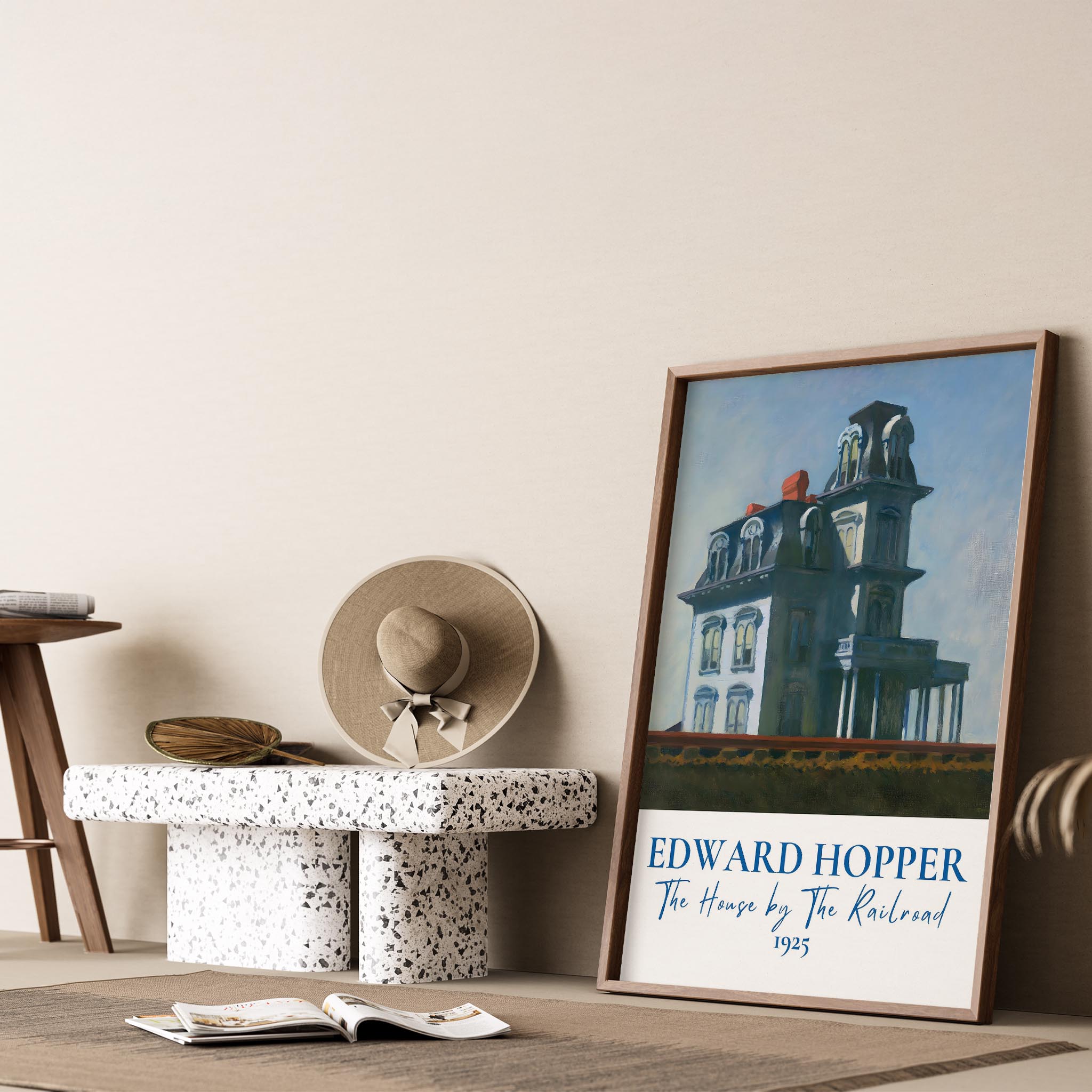 Edward Hopper X Duvar Tablosu