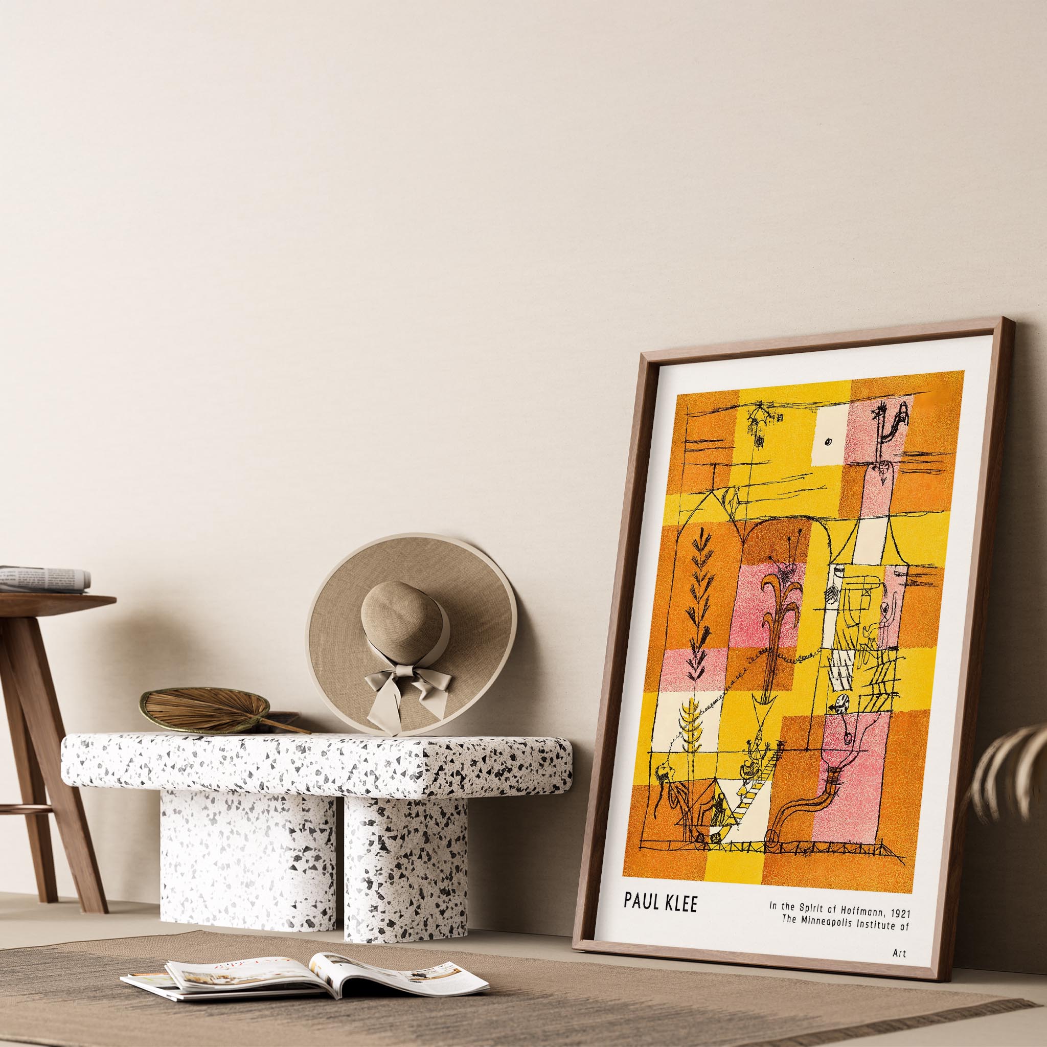 Paul Klee Hoffman Ruhu Eşliğinde 1921 Suluboya I Duvar Tablosu