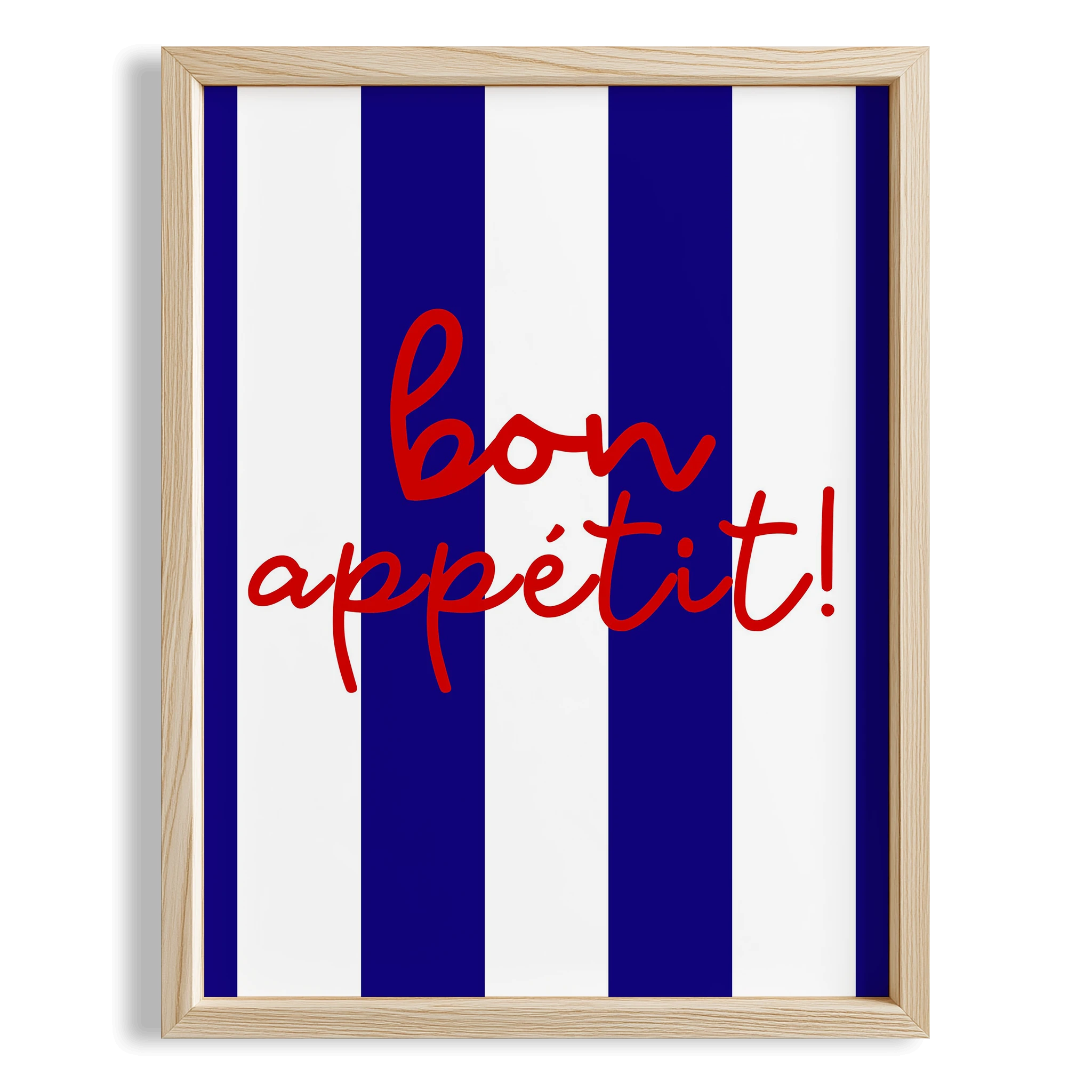 Bon Appetit Tipografi Mutfak Duvar Tablosu