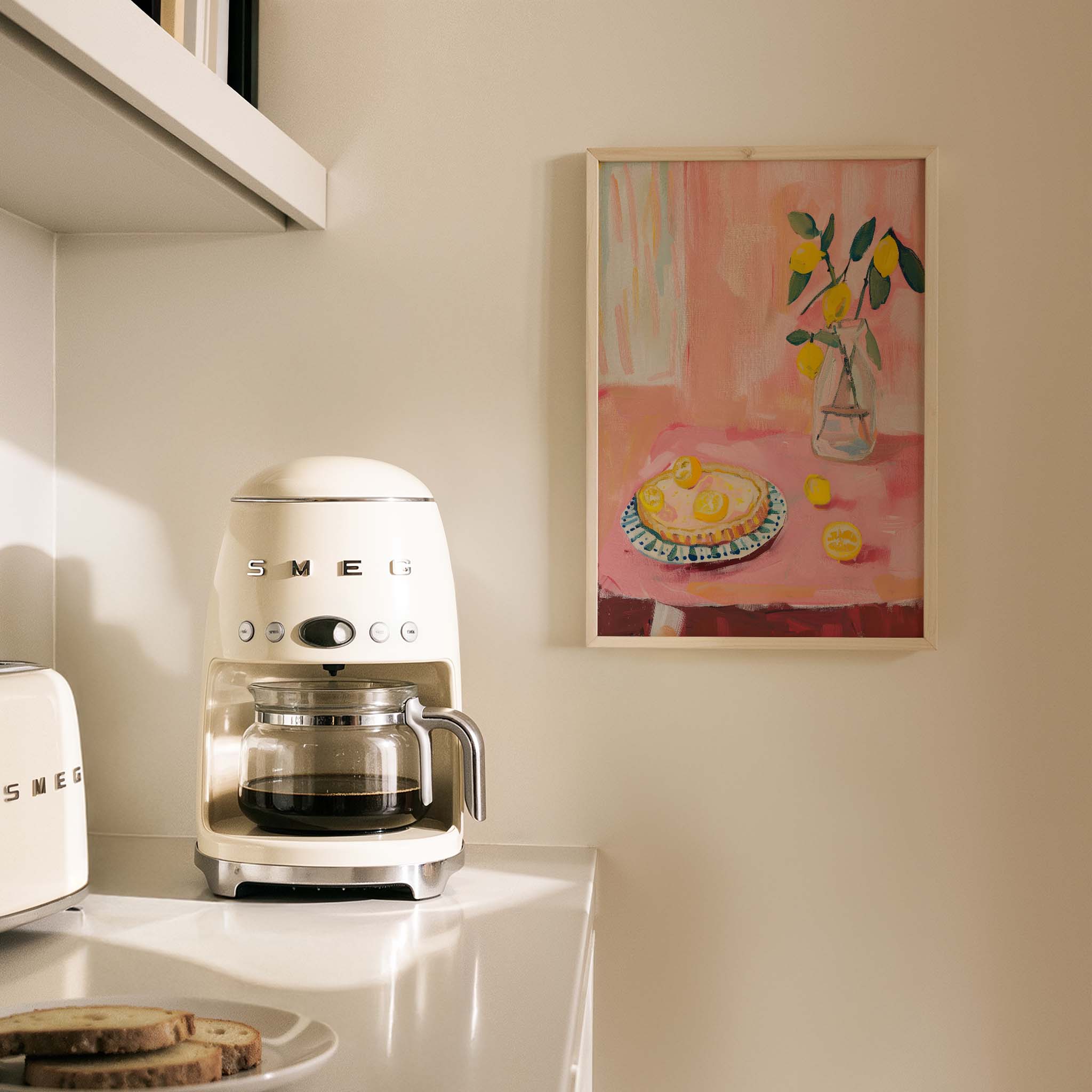 Masada Limonlu Turta Akdeniz İtalya Koleksiyonu Mutfak Duvar Tablosu