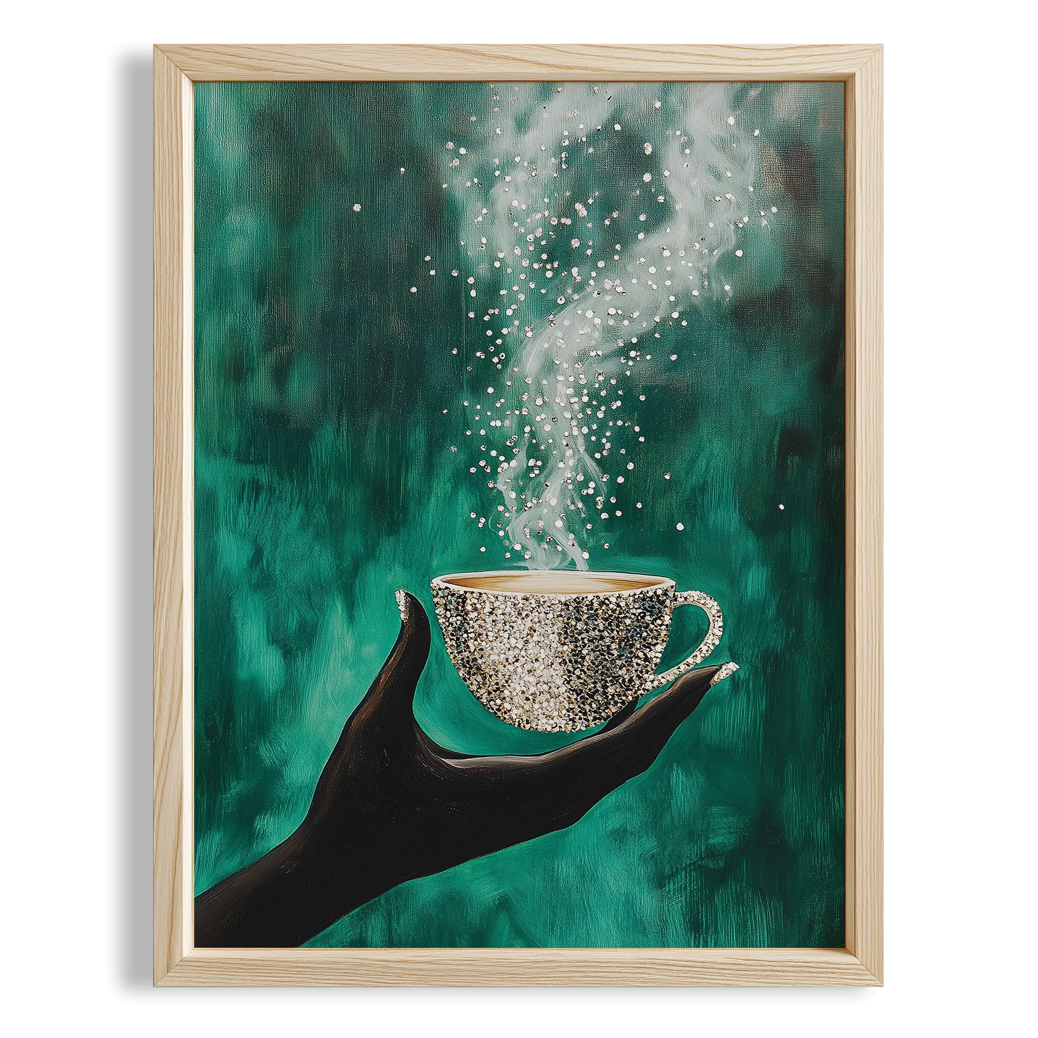 Kahve Fincanı VI - Mozaik Zümrüt